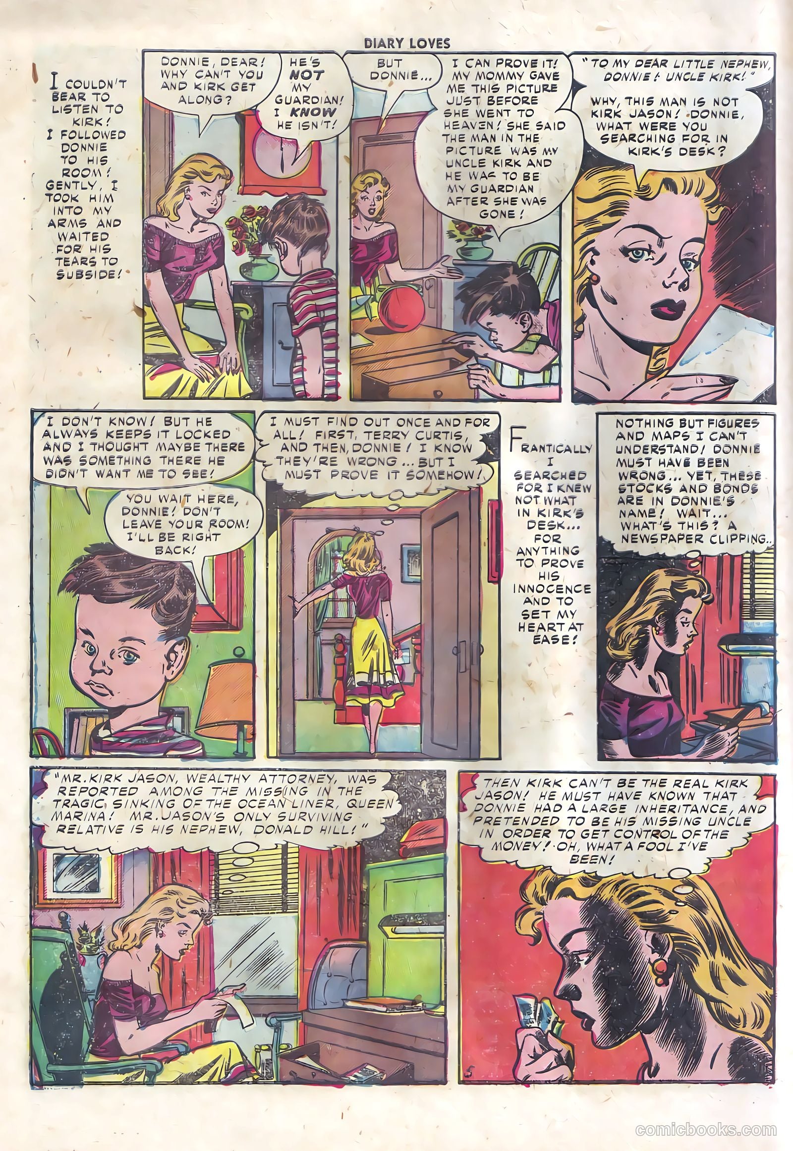 Diary Loves #17 (1951) — page 22 of 36
