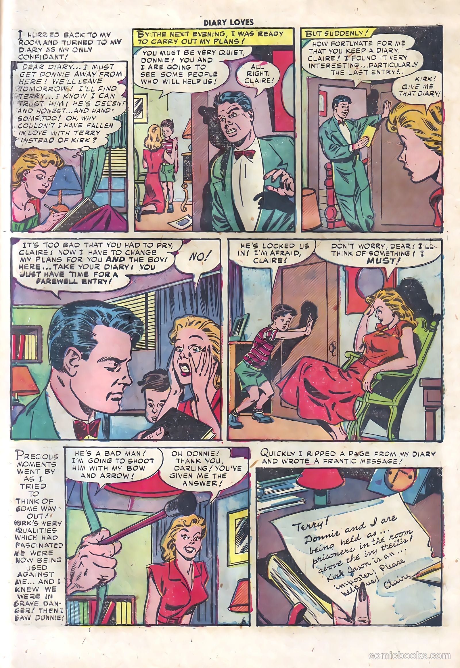 Diary Loves #17 (1951) — page 23 of 36