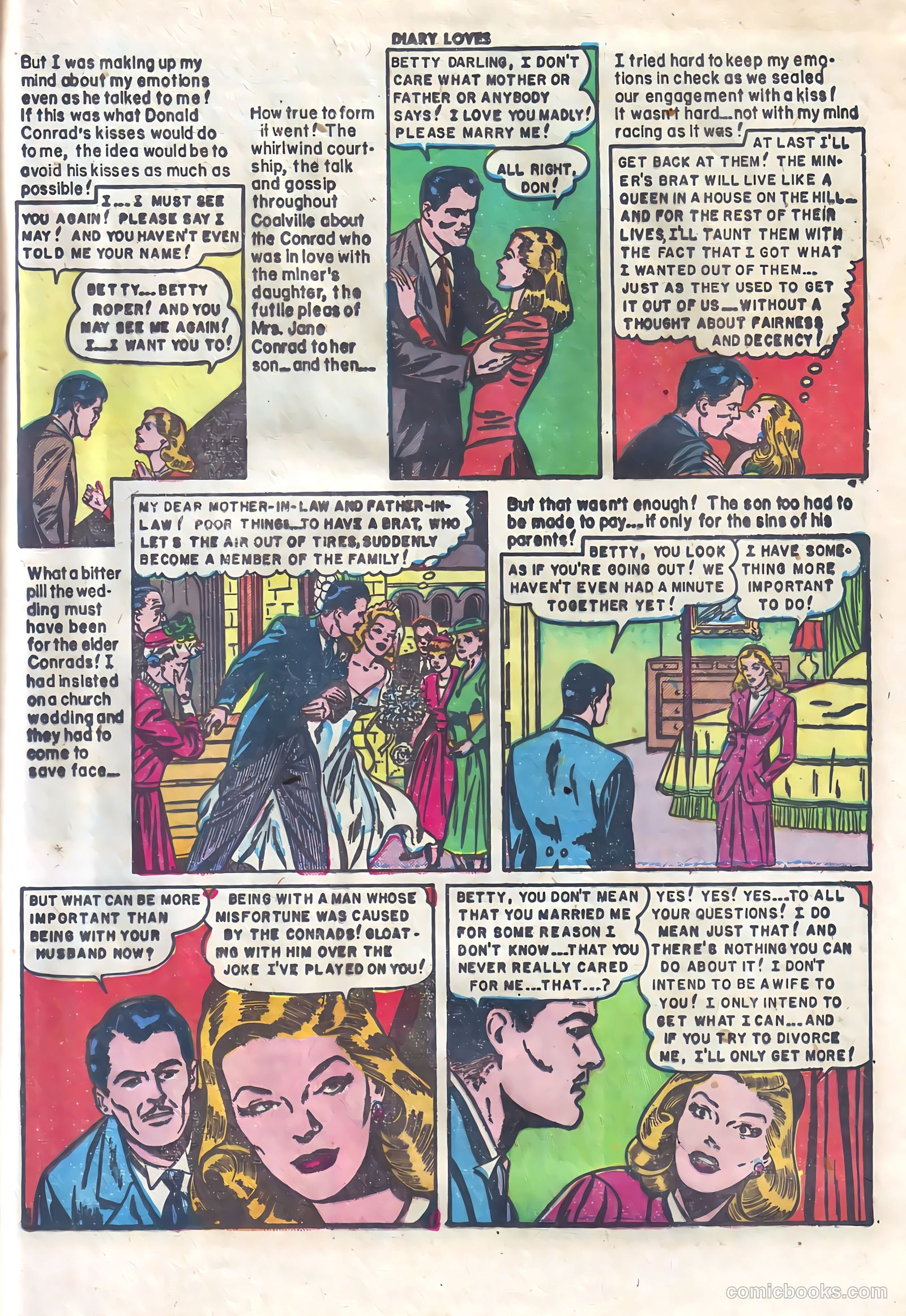 Diary Loves #17 (1951) — page 33 of 36