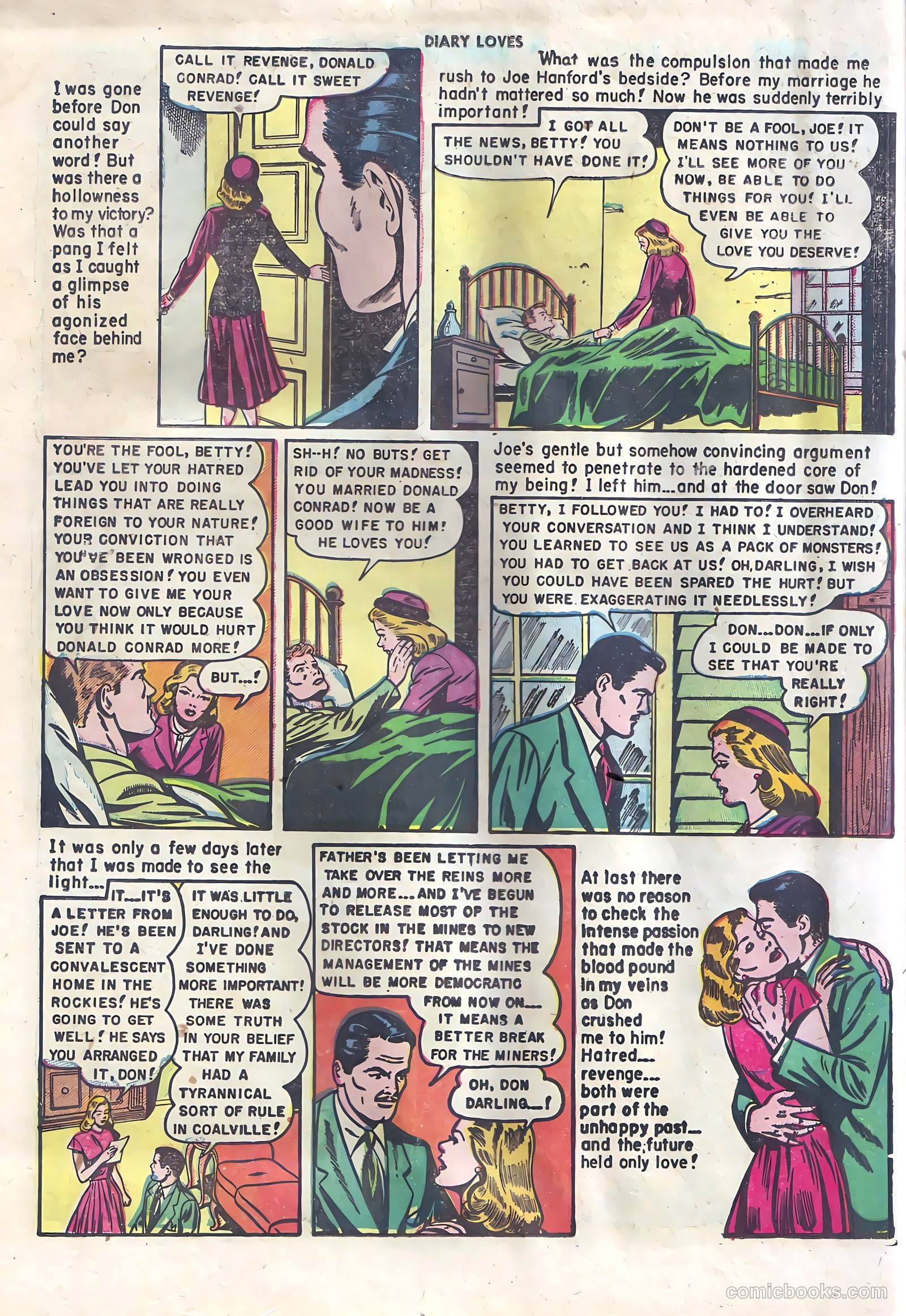 Diary Loves #17 (1951) — page 34 of 36
