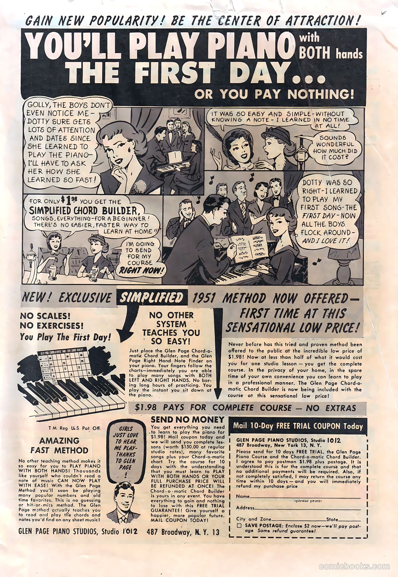 Diary Loves #17 (1951) — page 35 of 36