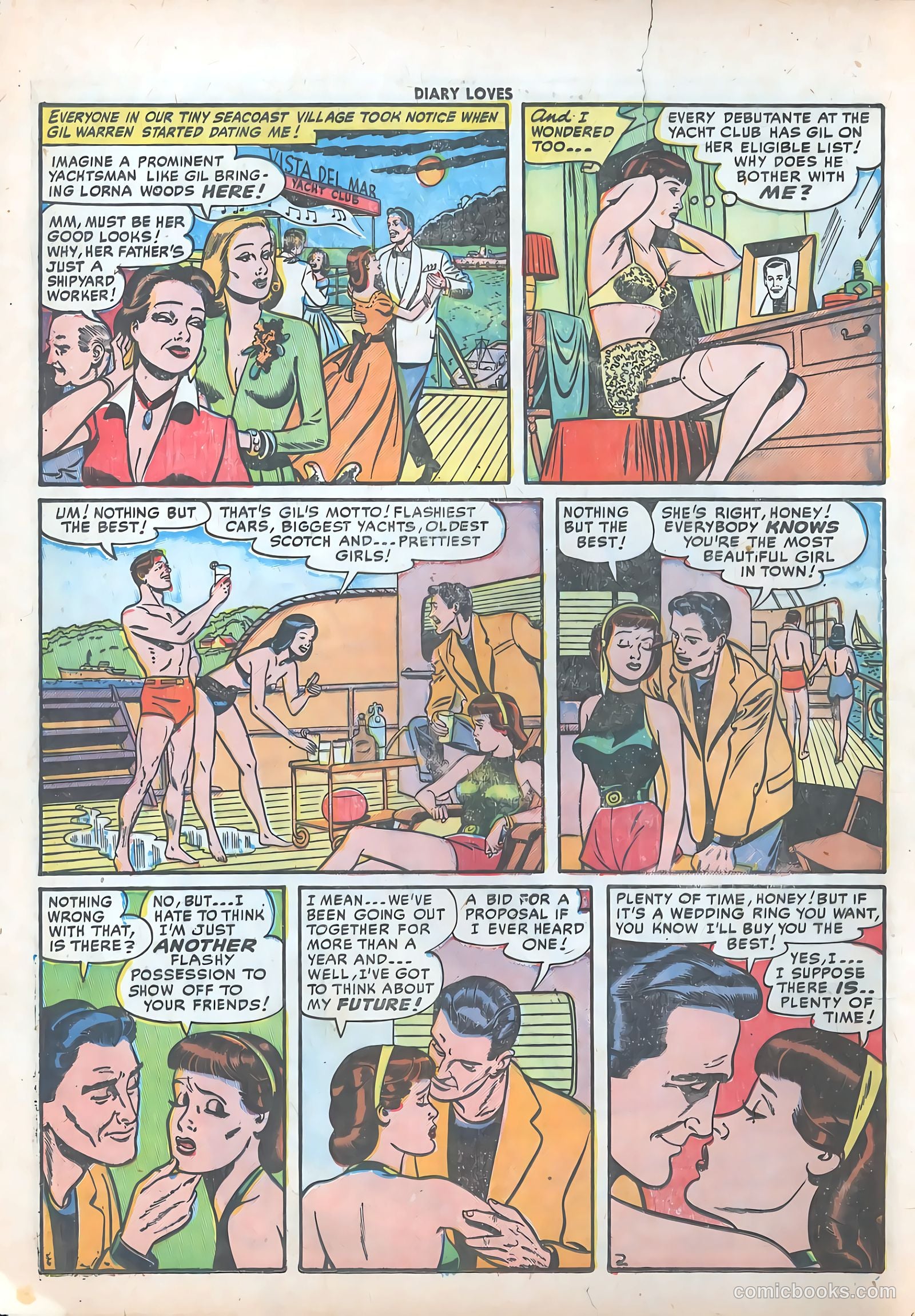Diary Loves #18 (1952) — page 4 of 36