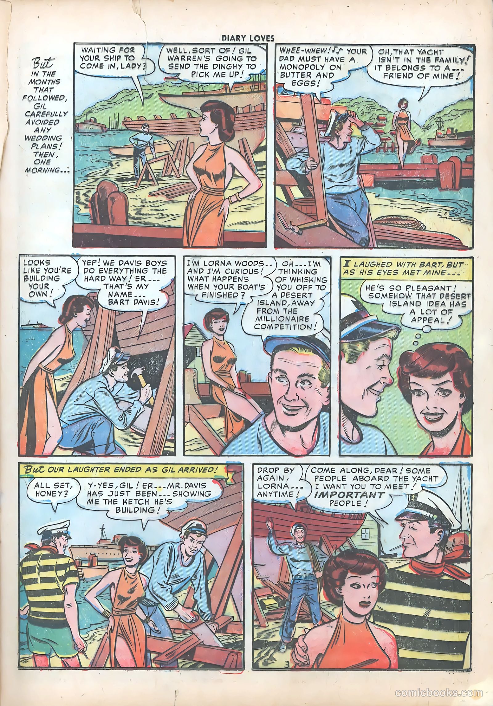 Diary Loves #18 (1952) — page 5 of 36