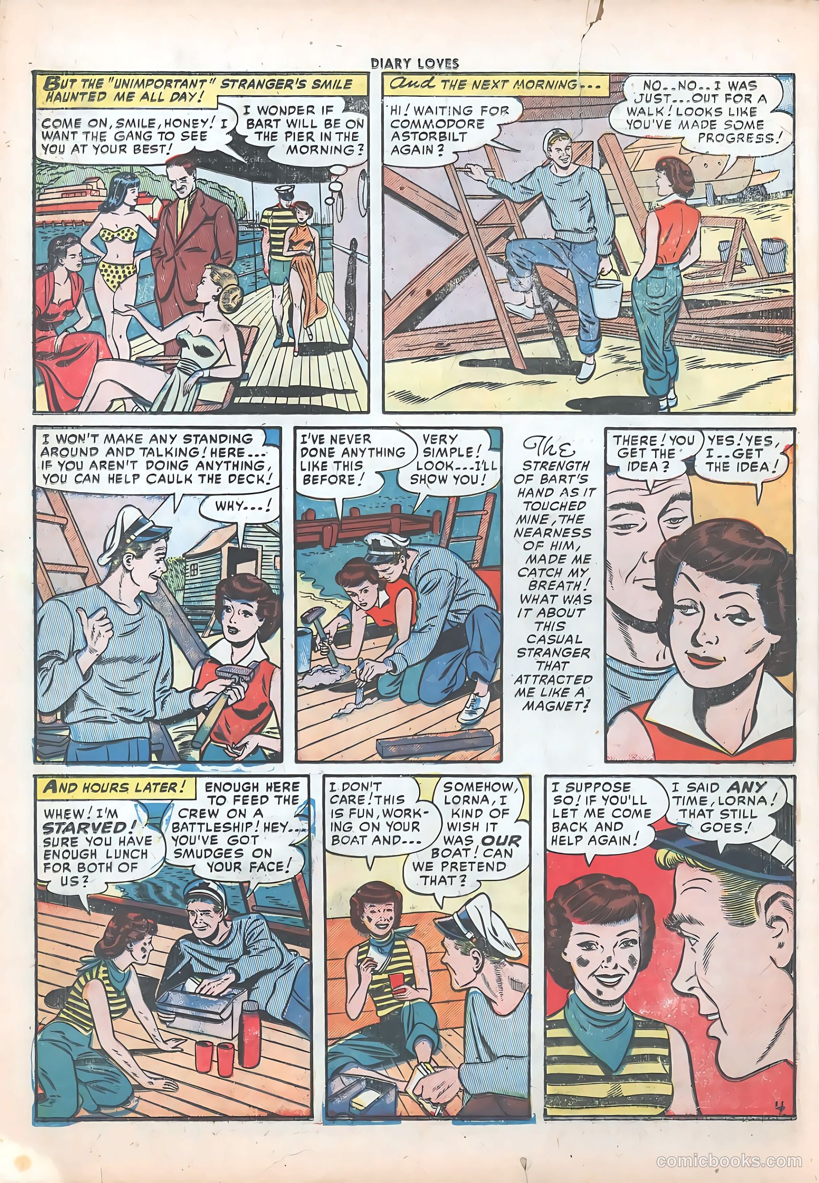 Diary Loves #18 (1952) — page 6 of 36