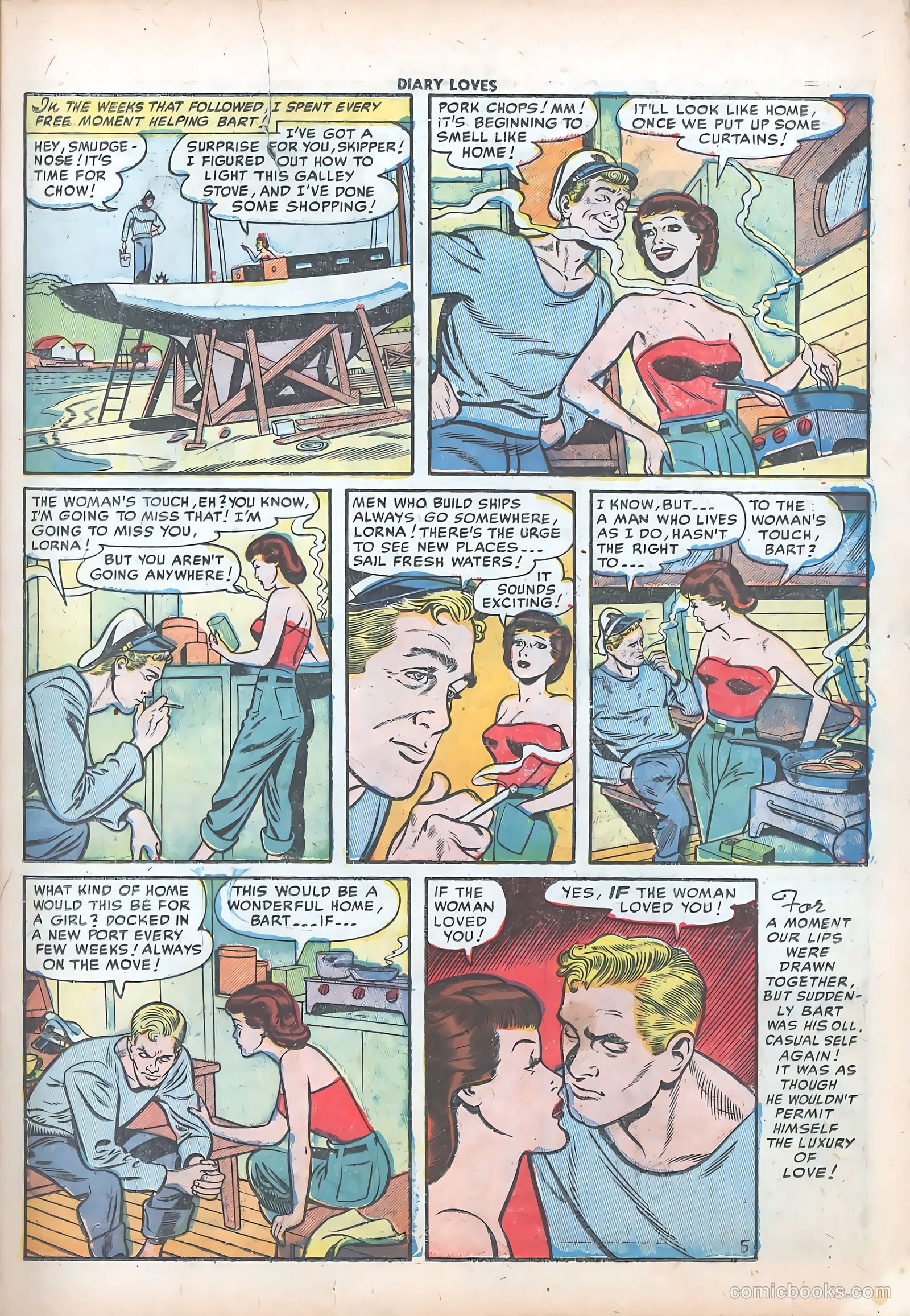 Diary Loves #18 (1952) — page 7 of 36