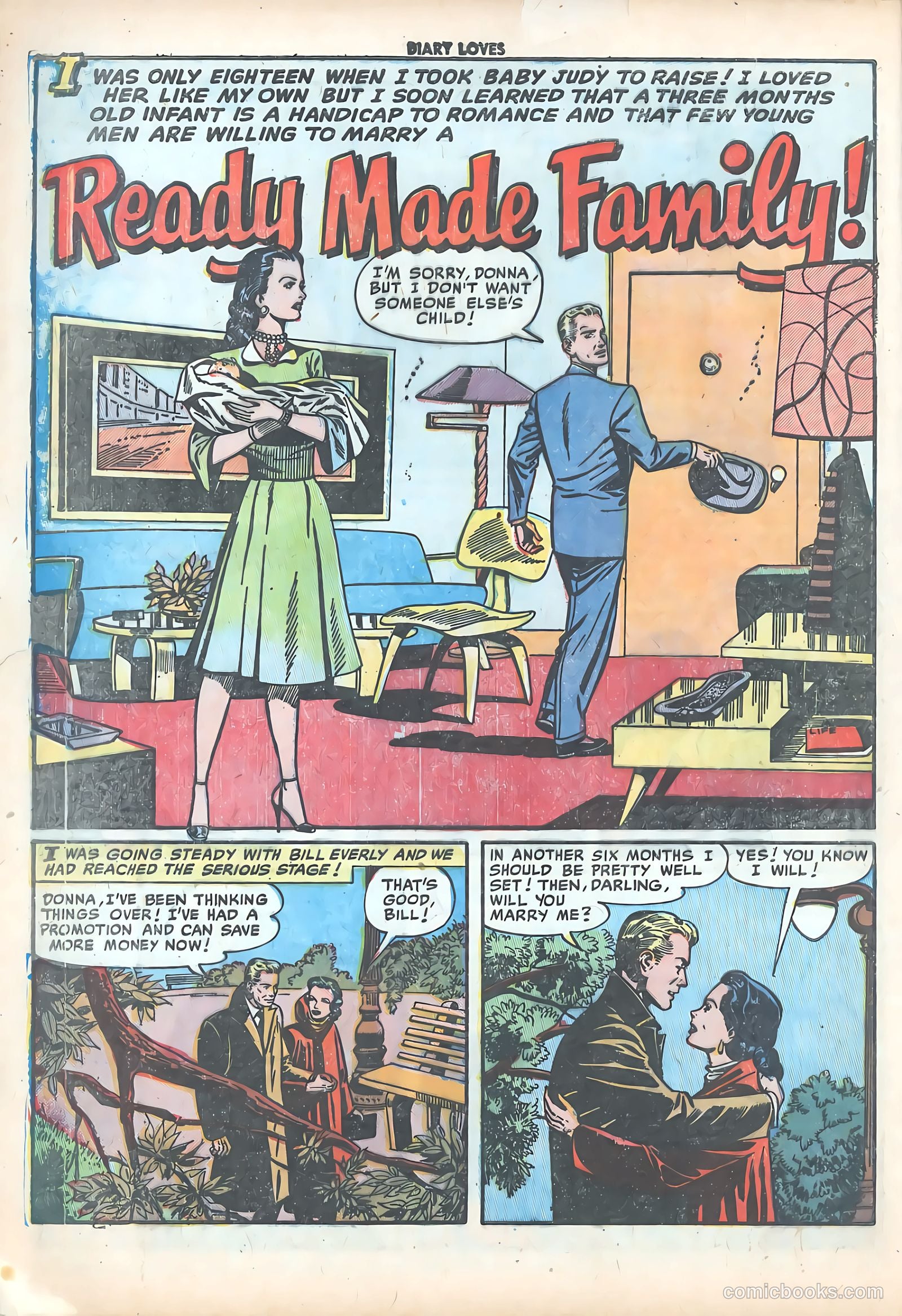 Diary Loves #18 (1952) — page 12 of 36