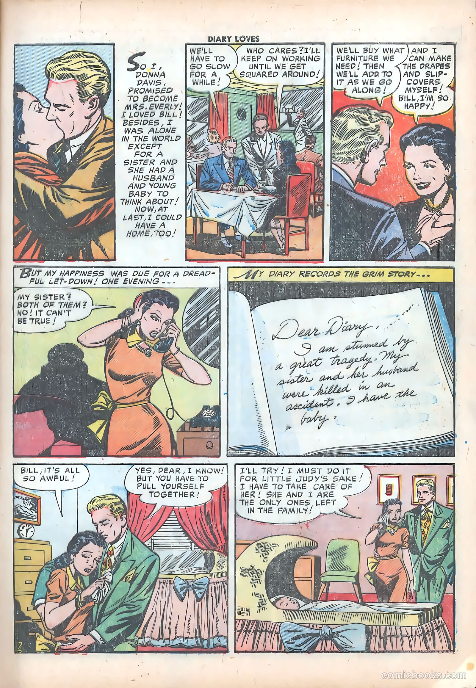 Diary Loves #18 (1952) — page 13 of 36