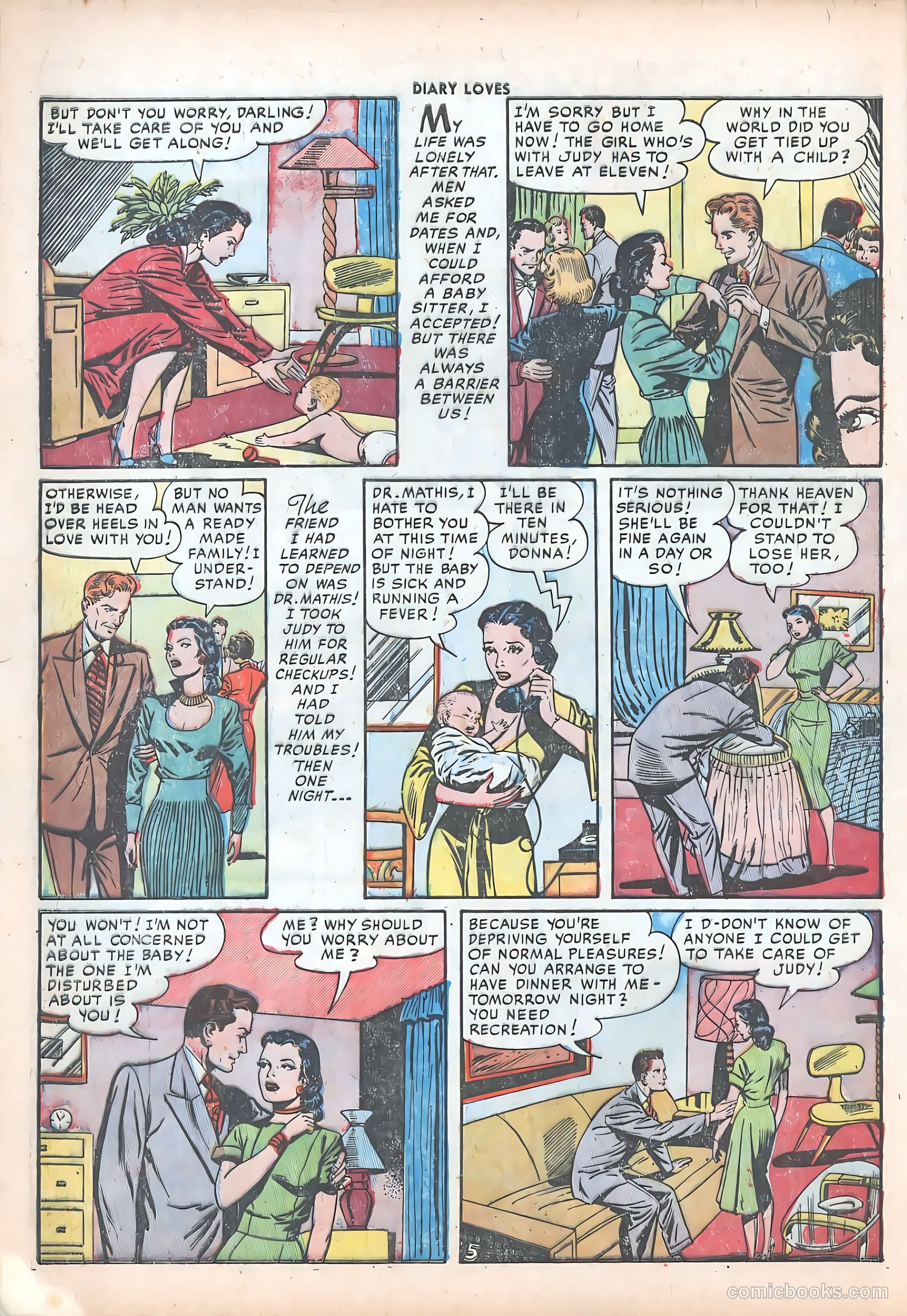 Diary Loves #18 (1952) — page 16 of 36