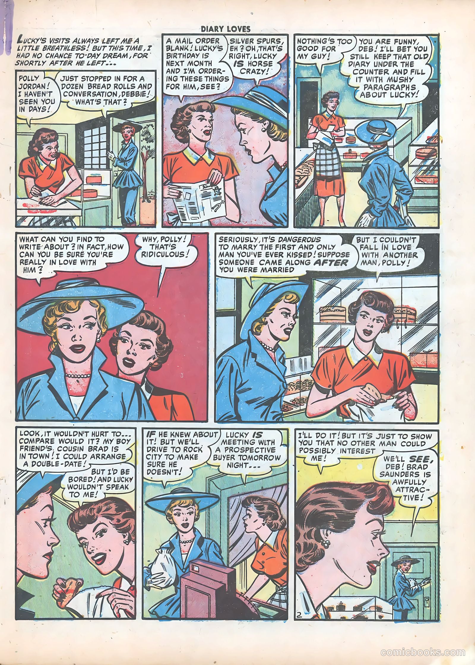 Diary Loves #18 (1952) — page 19 of 36