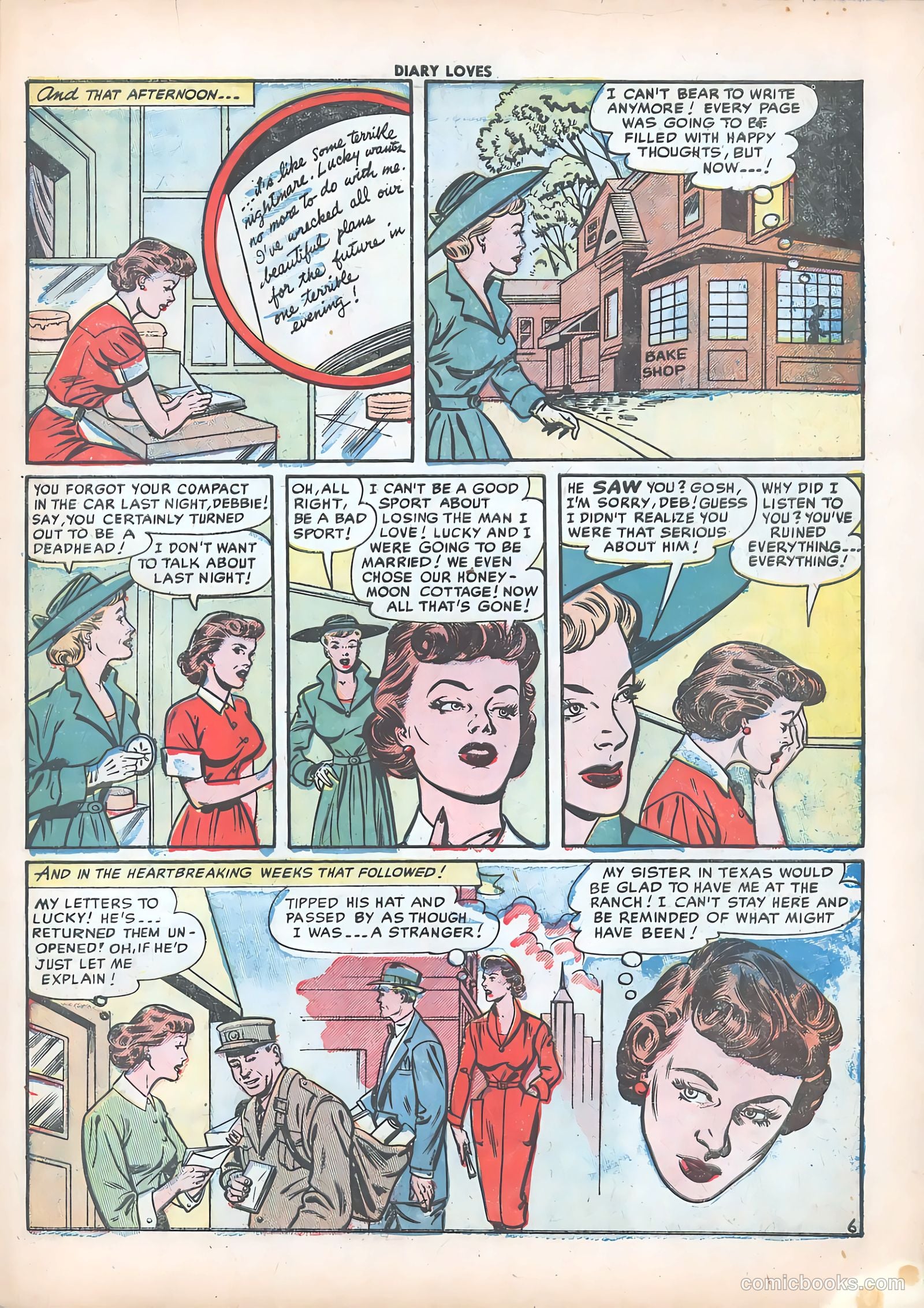 Diary Loves #18 (1952) — page 23 of 36
