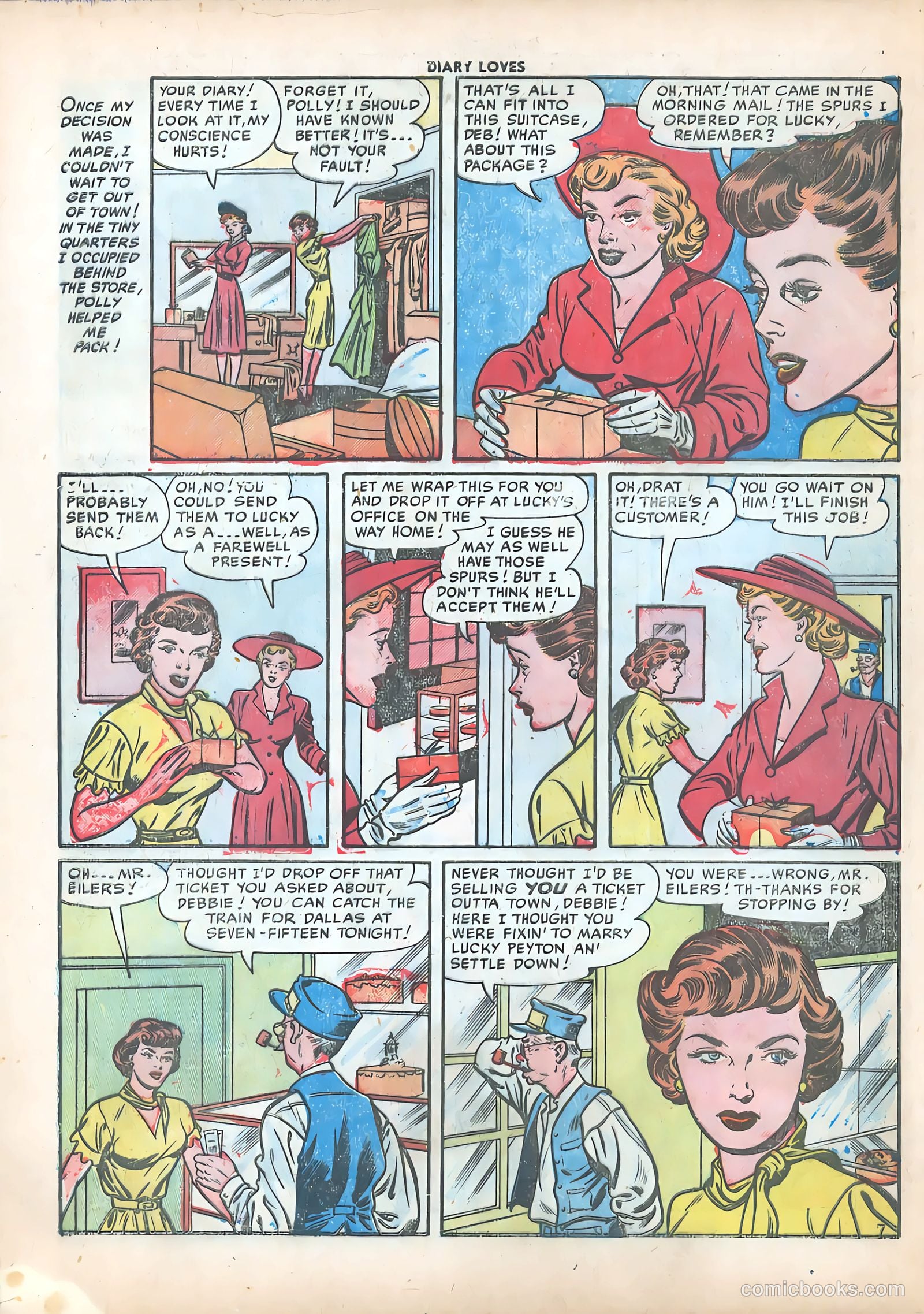 Diary Loves #18 (1952) — page 24 of 36