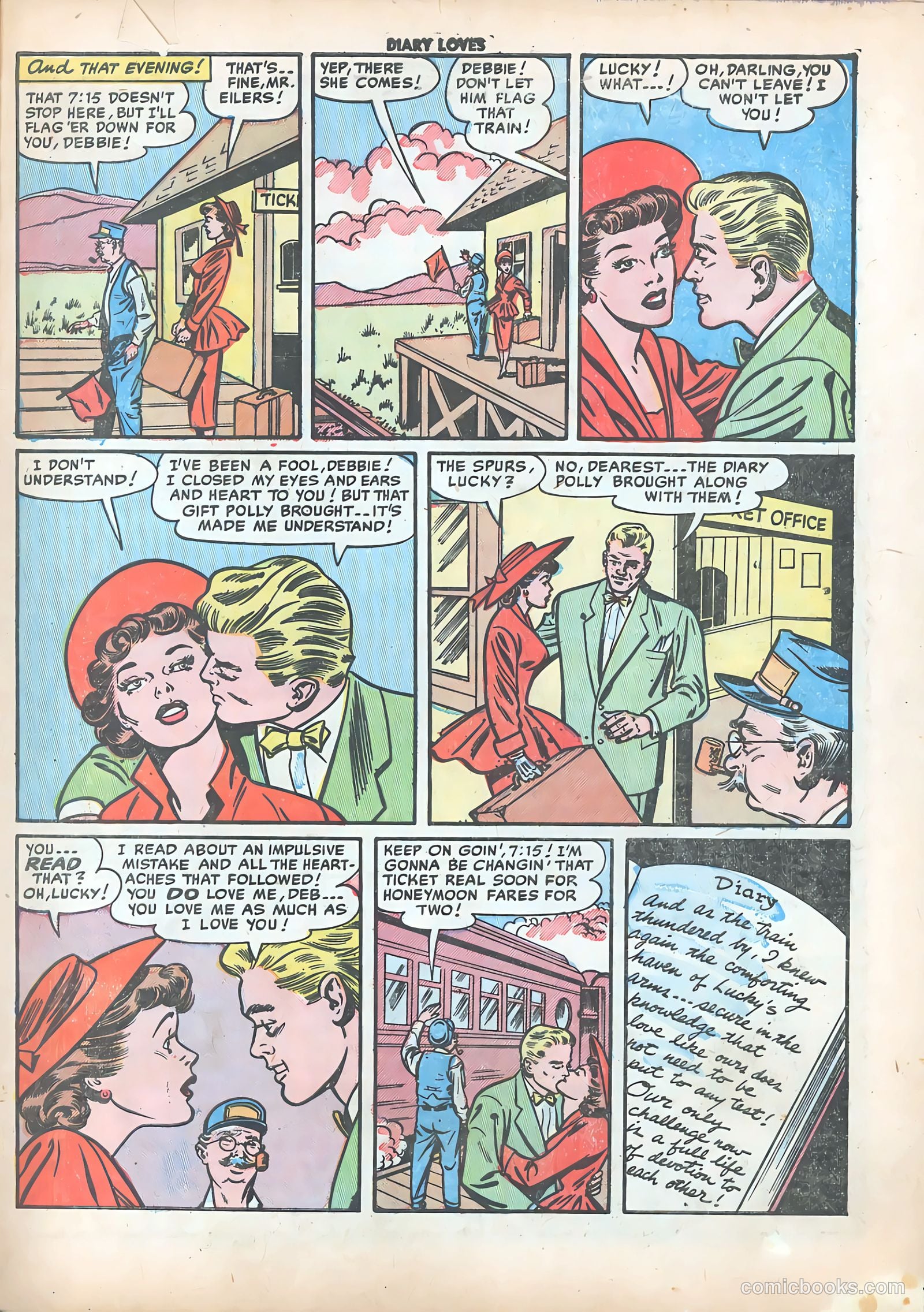 Diary Loves #18 (1952) — page 25 of 36