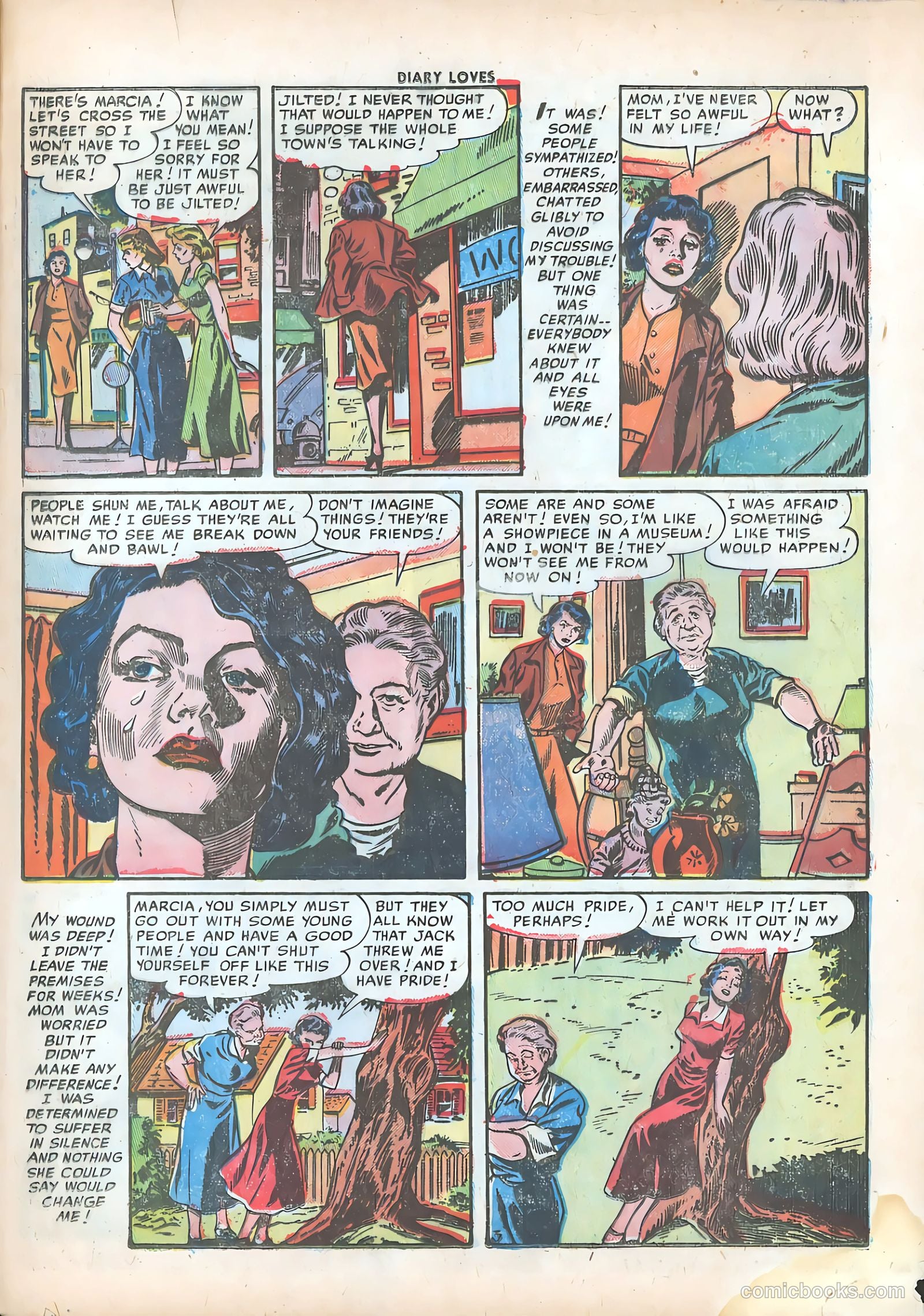 Diary Loves #18 (1952) — page 29 of 36