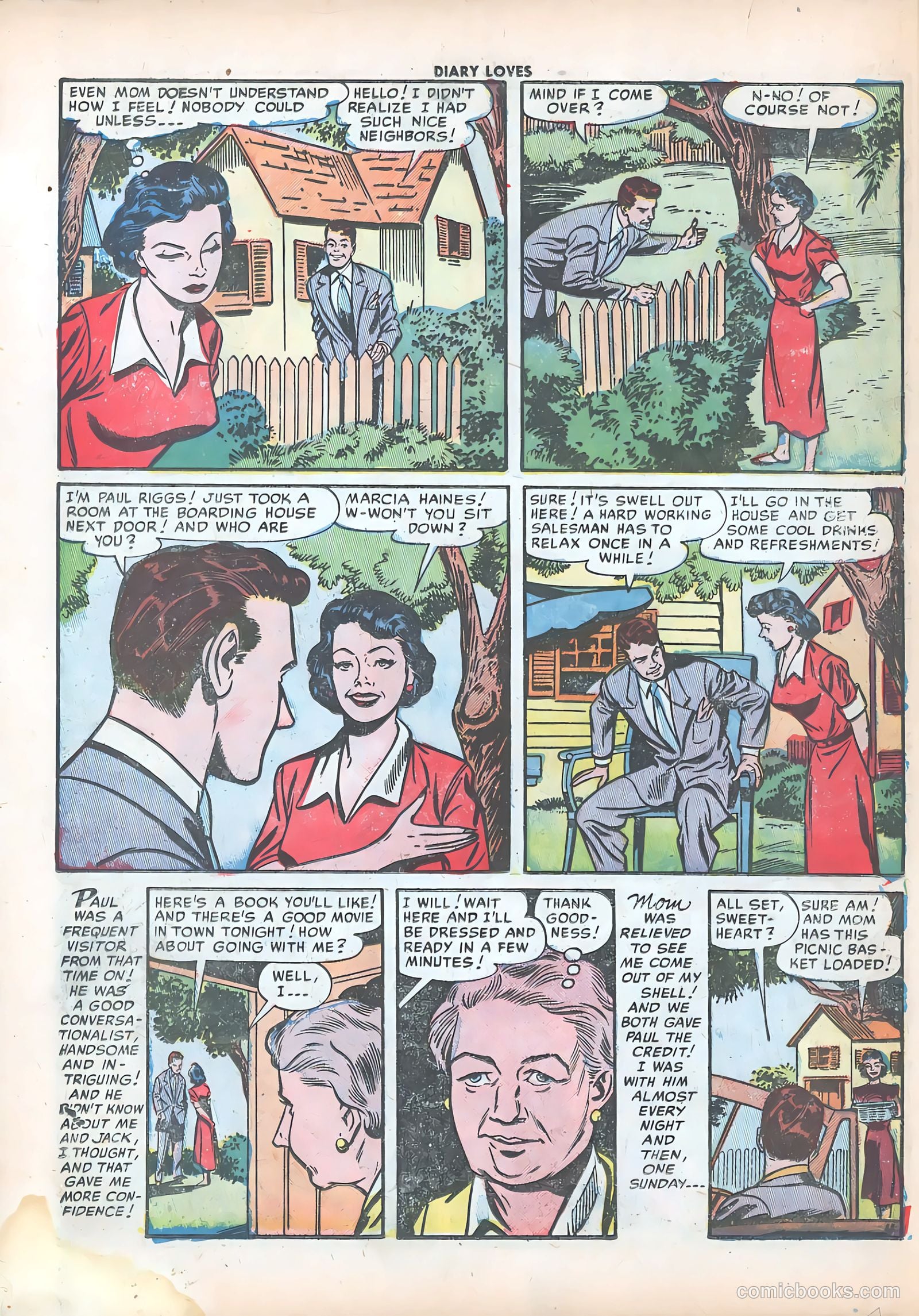 Diary Loves #18 (1952) — page 30 of 36