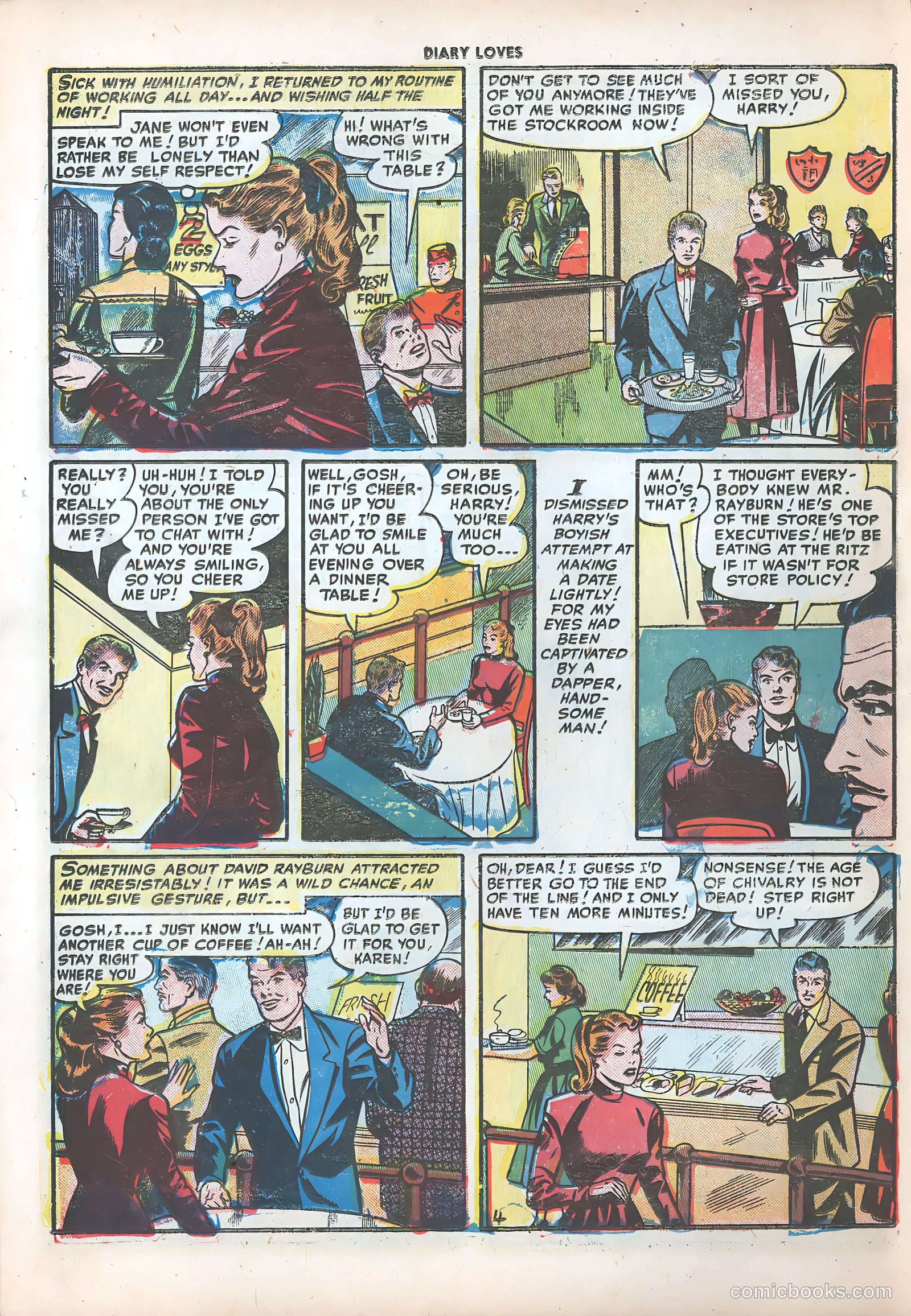 Diary Loves #19 (1952) — page 7 of 37