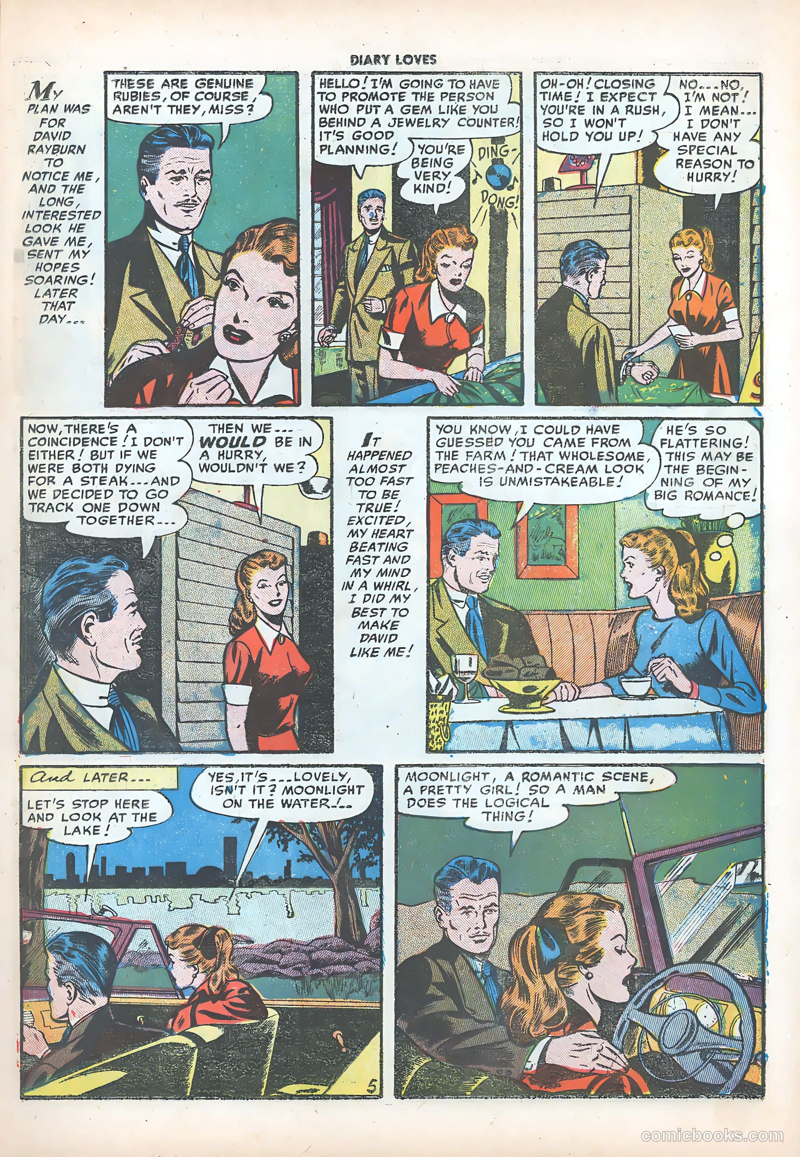 Diary Loves #19 (1952) — page 8 of 37