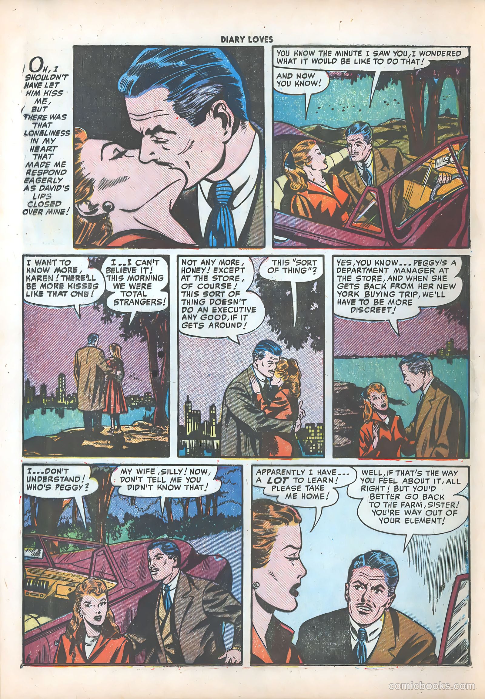Diary Loves #19 (1952) — page 9 of 37