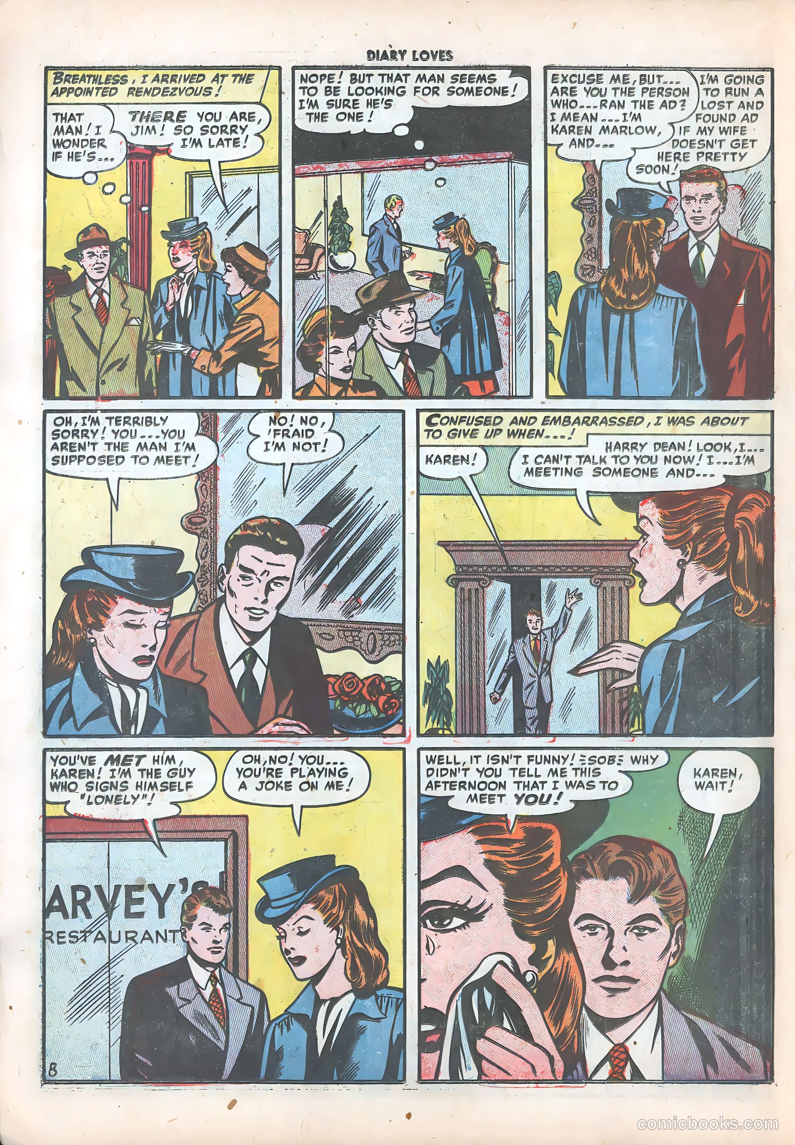 Diary Loves #19 (1952) — page 11 of 37