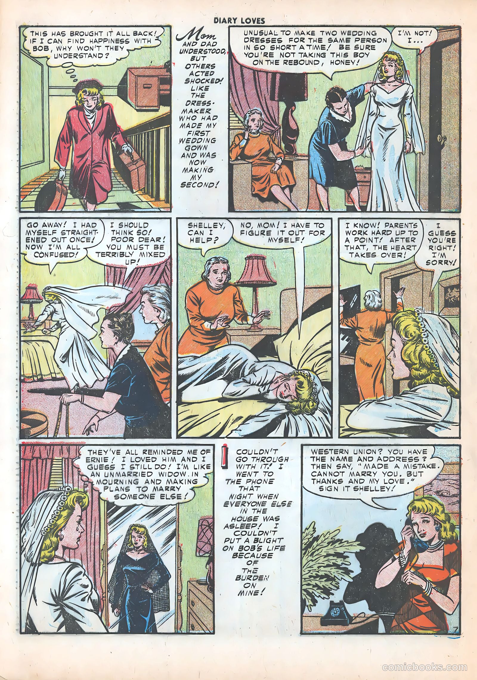 Diary Loves #19 (1952) — page 25 of 37