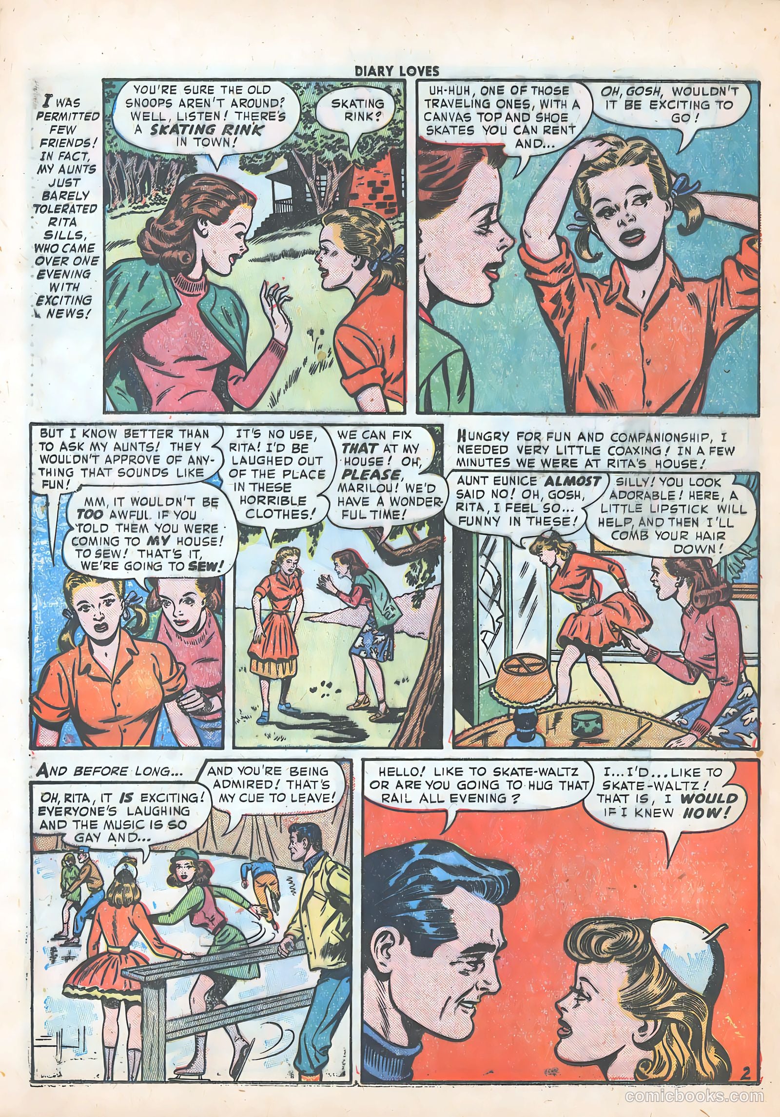 Diary Loves #19 (1952) — page 29 of 37