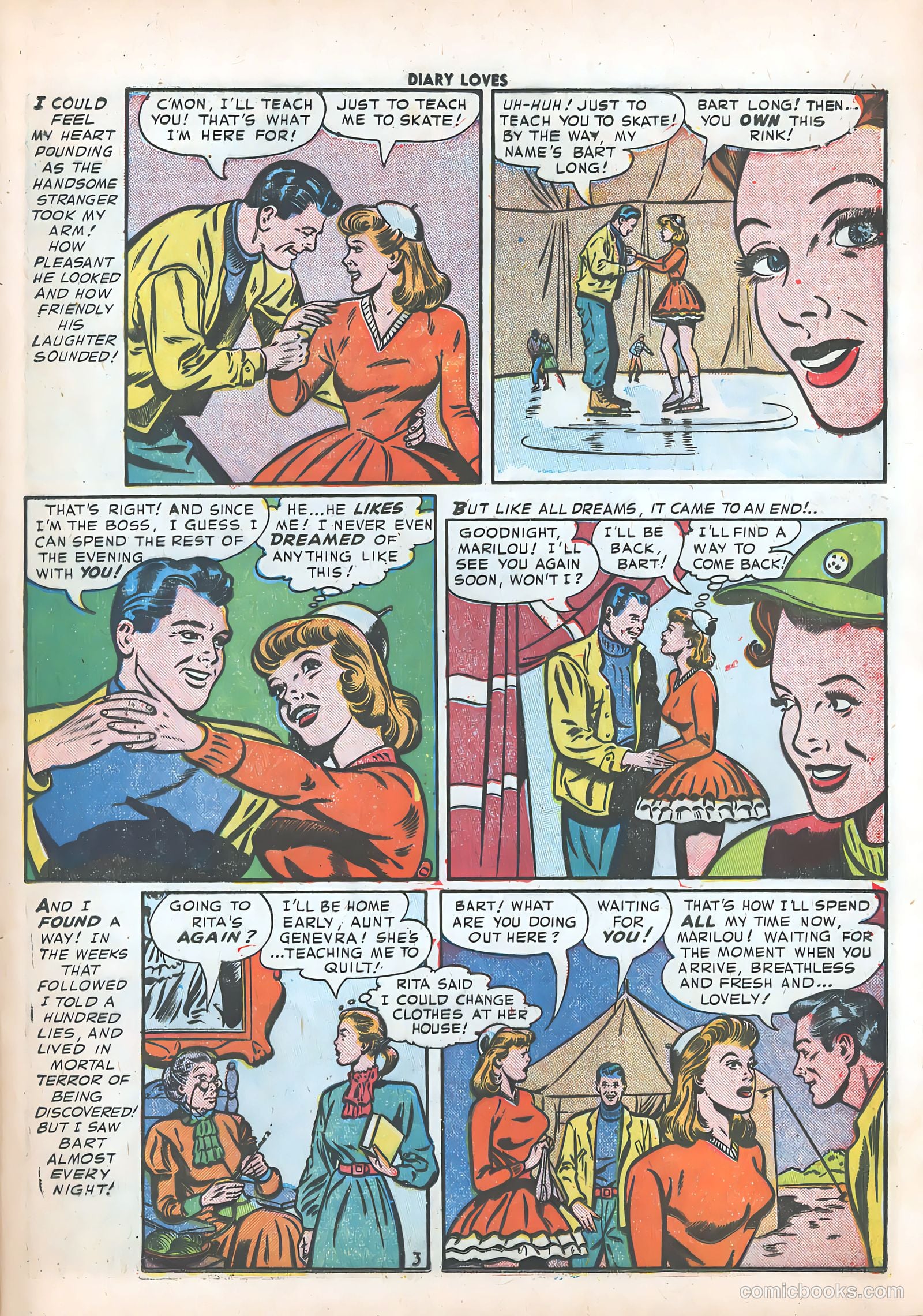 Diary Loves #19 (1952) — page 30 of 37