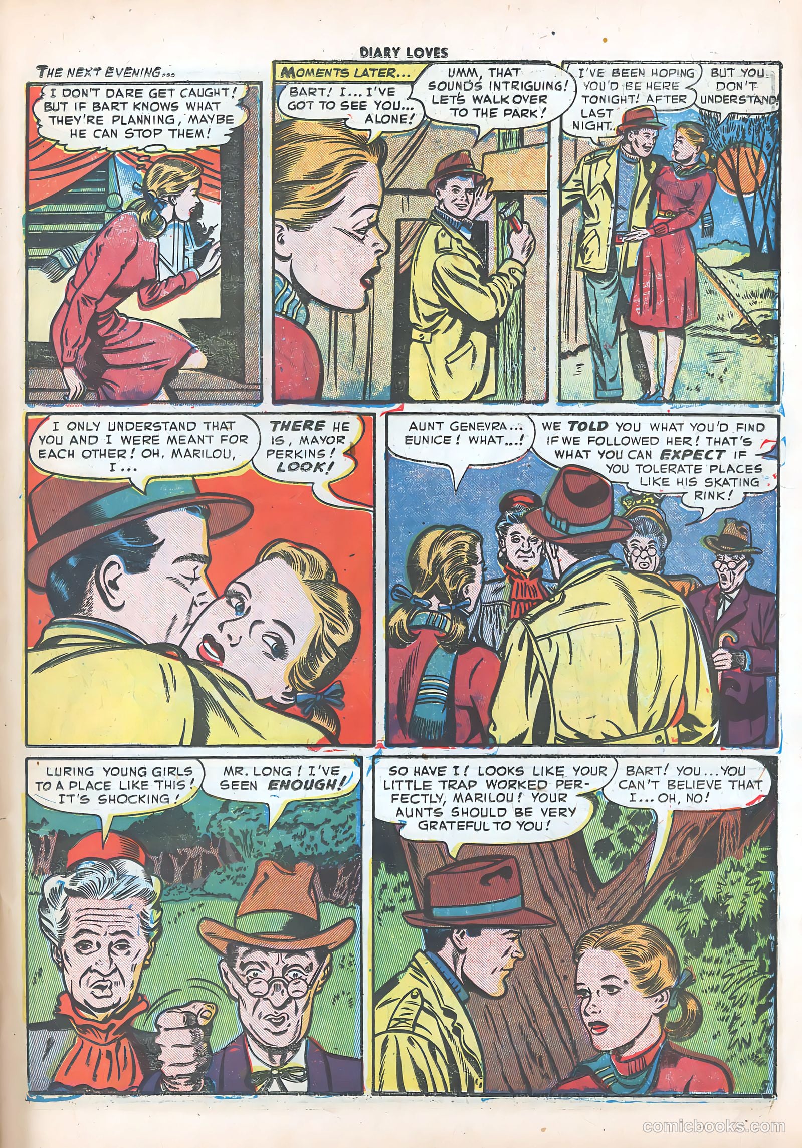 Diary Loves #19 (1952) — page 32 of 37