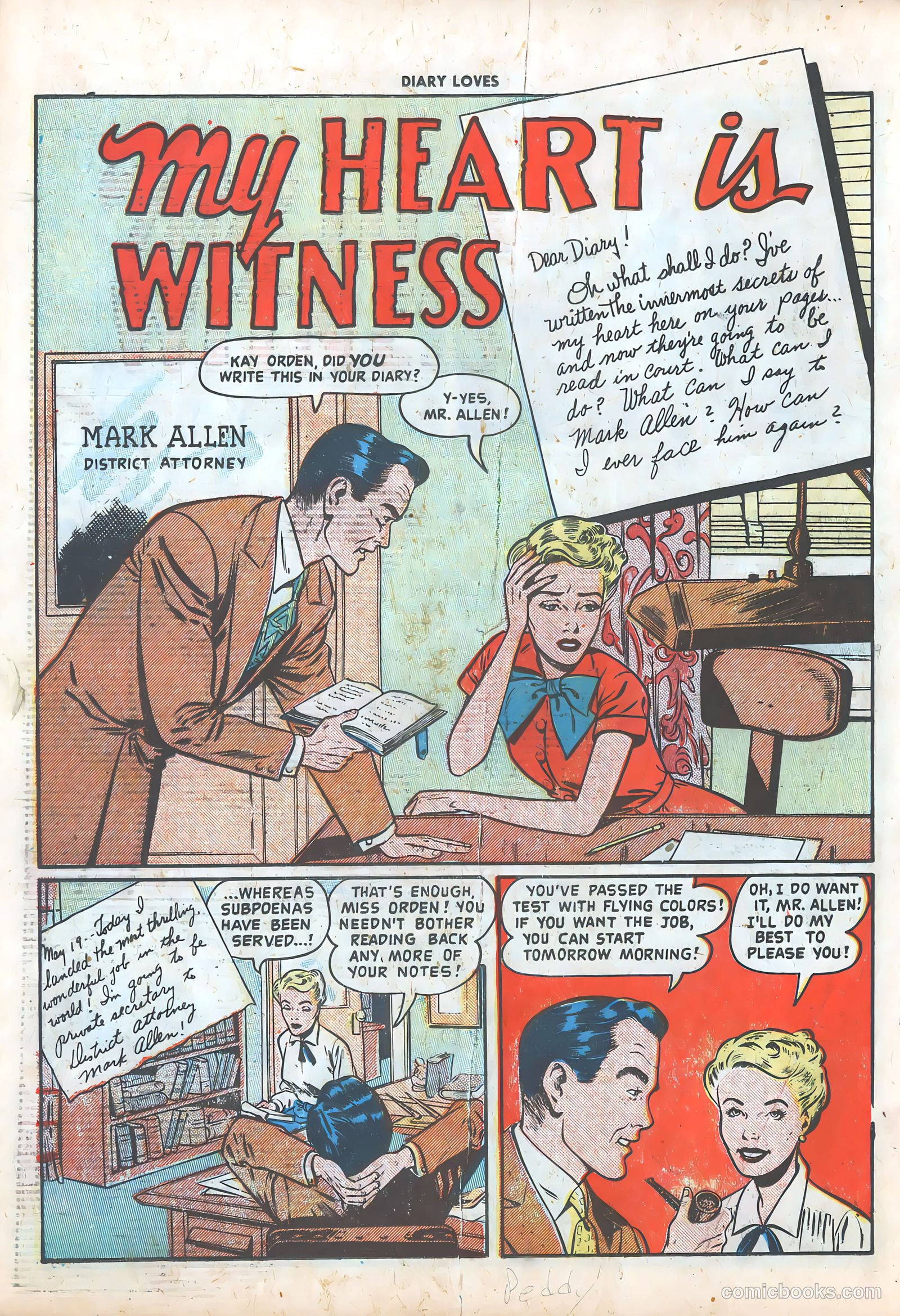 Diary Loves #2 (1949) — page 18 of 36