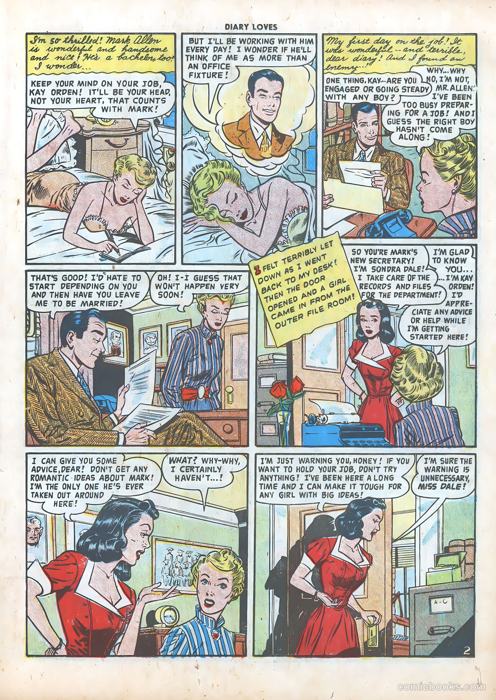 Diary Loves #2 (1949) — page 19 of 36
