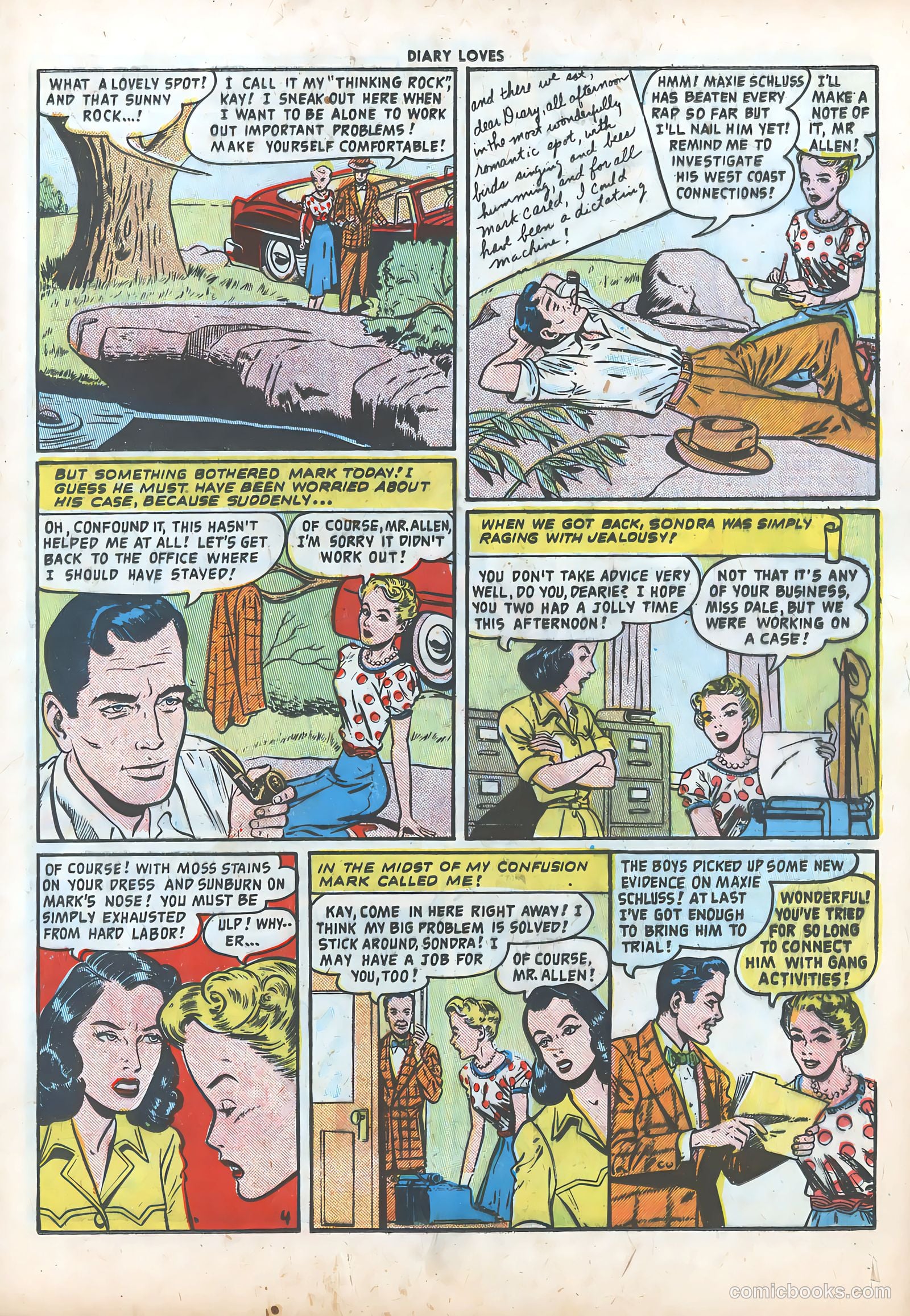 Diary Loves #2 (1949) — page 21 of 36
