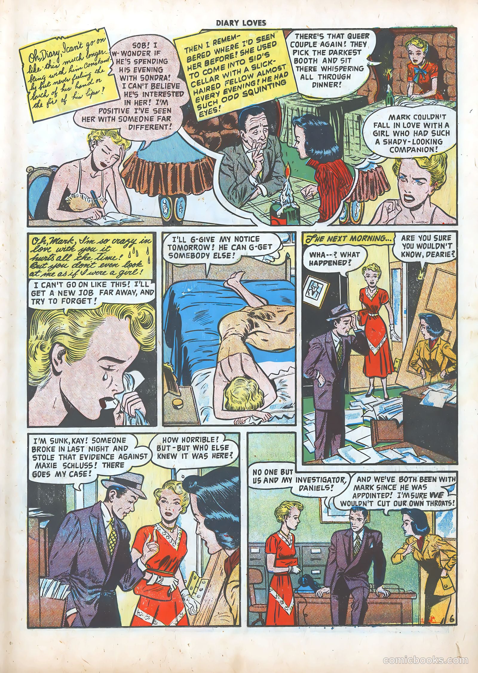 Diary Loves #2 (1949) — page 23 of 36