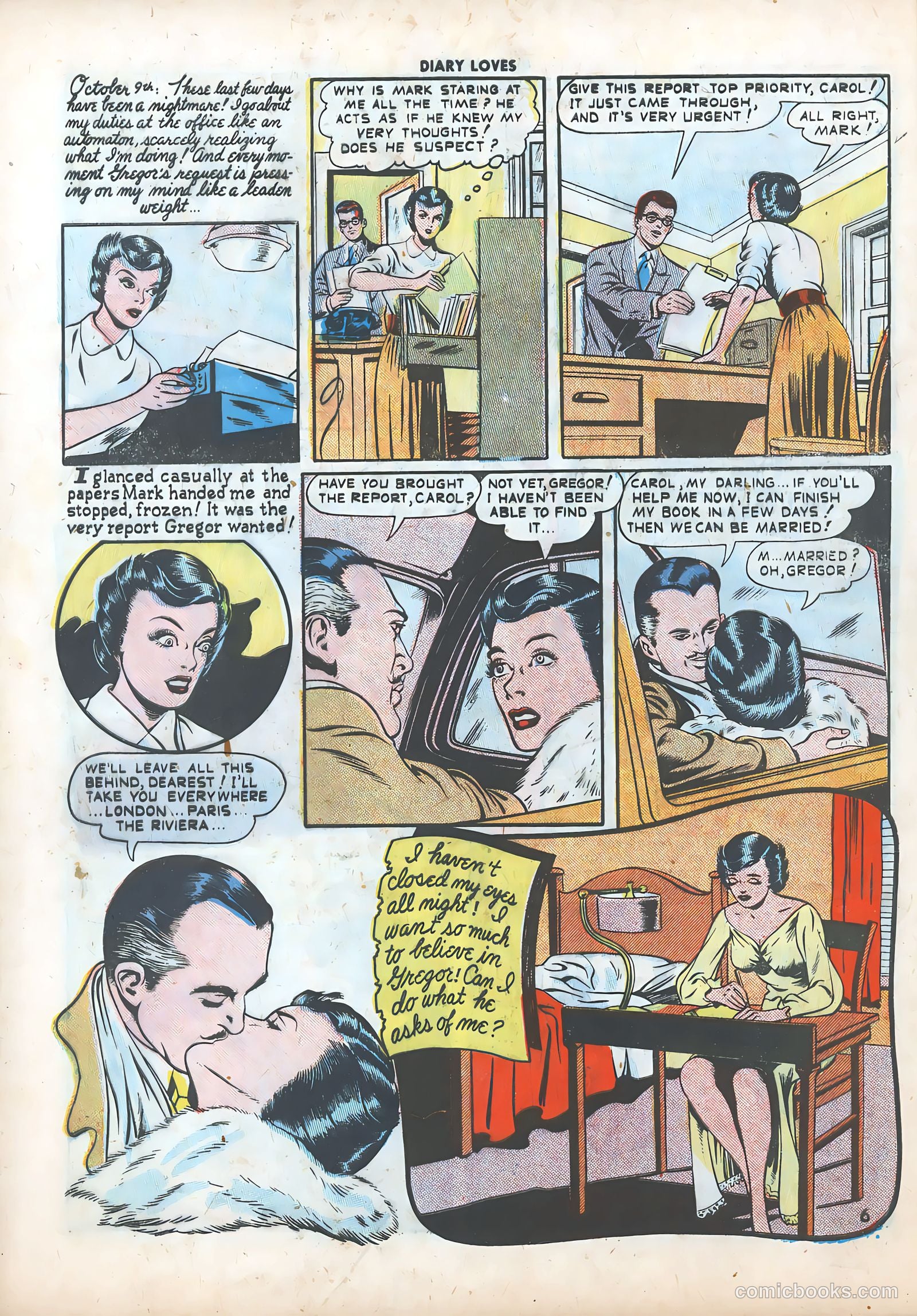 Diary Loves #2 (1949) — page 32 of 36