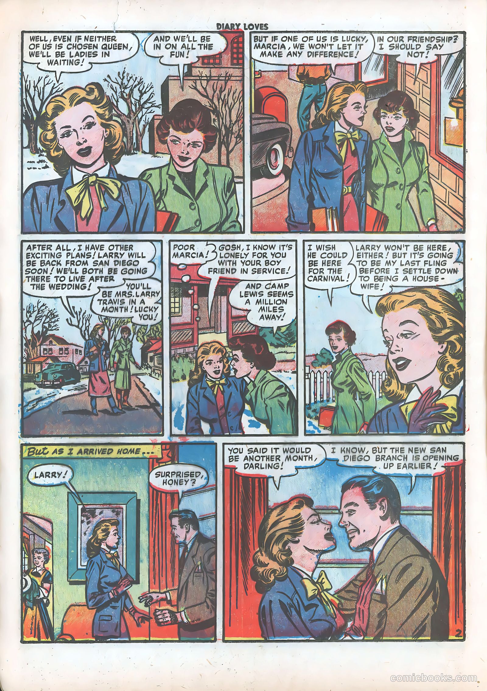 Diary Loves #20 (1952) — page 4 of 36