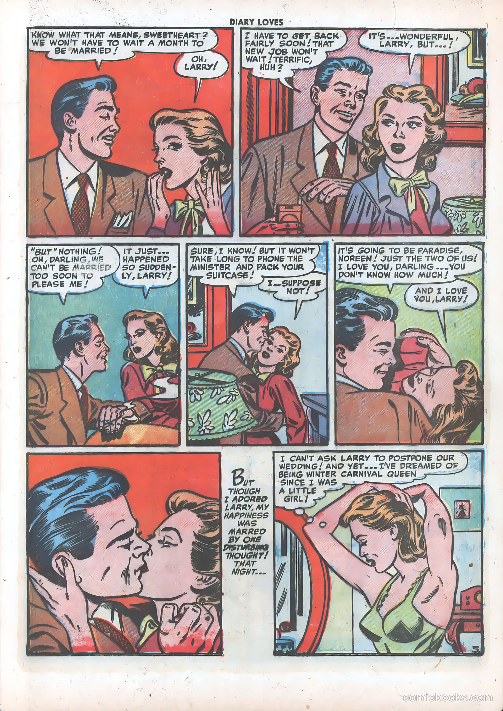 Diary Loves #20 (1952) — page 5 of 36