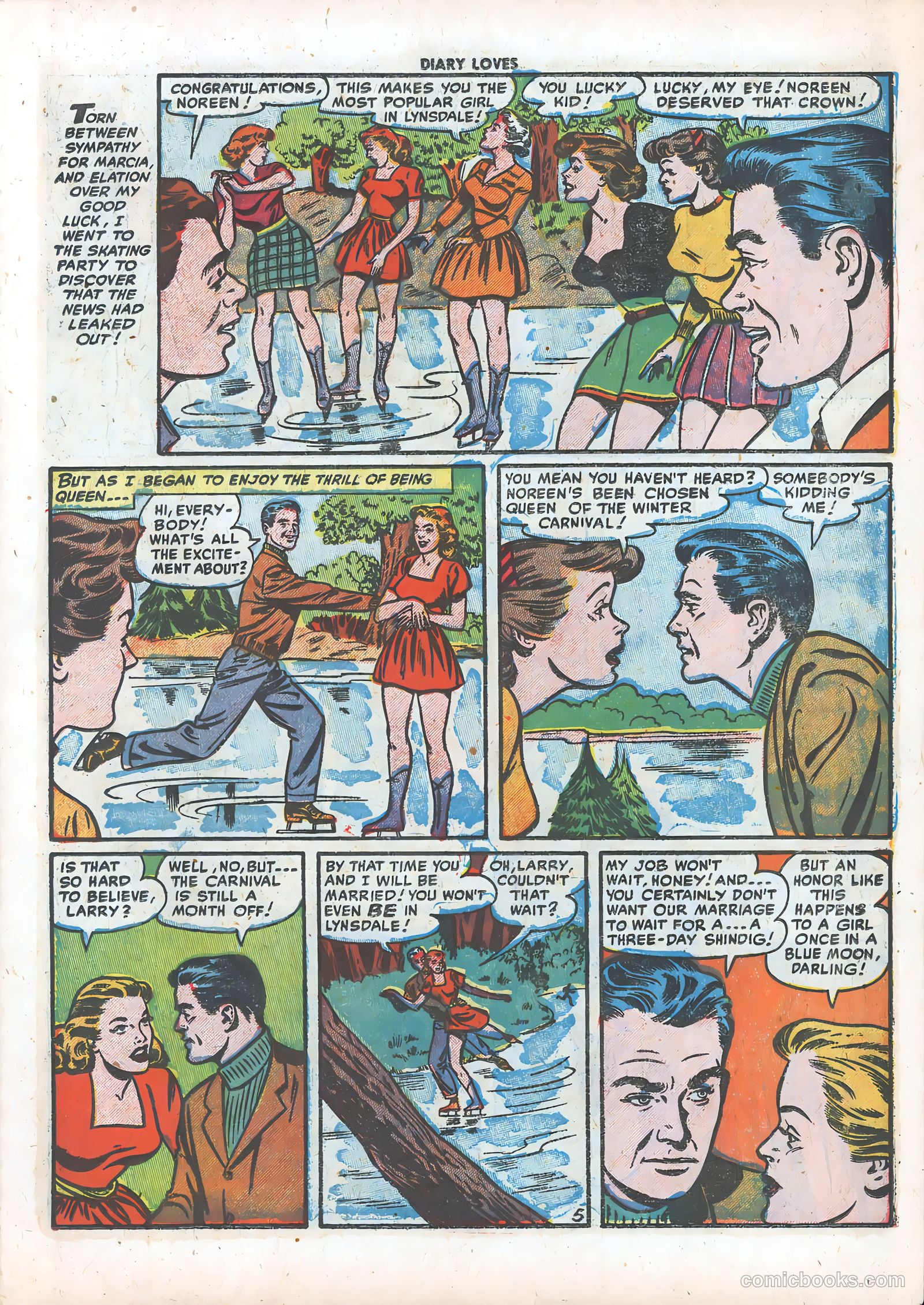 Diary Loves #20 (1952) — page 7 of 36