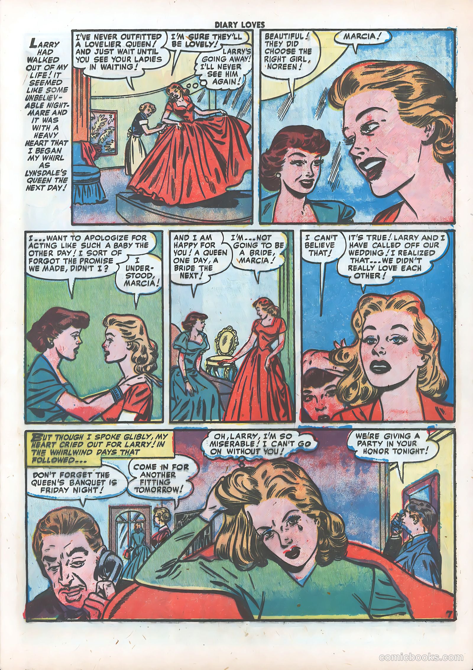 Diary Loves #20 (1952) — page 9 of 36