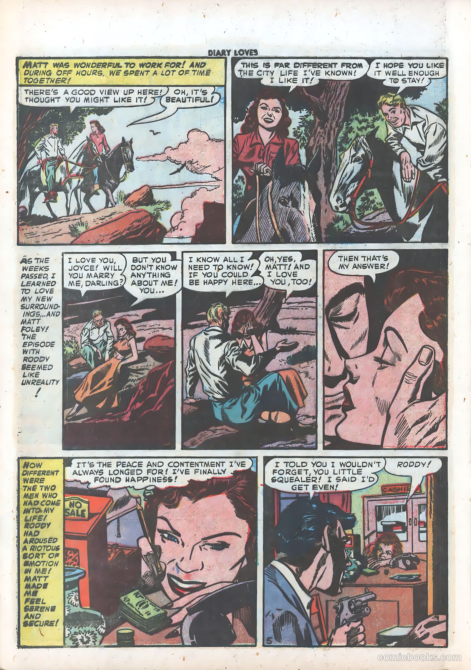 Diary Loves #20 (1952) — page 16 of 36