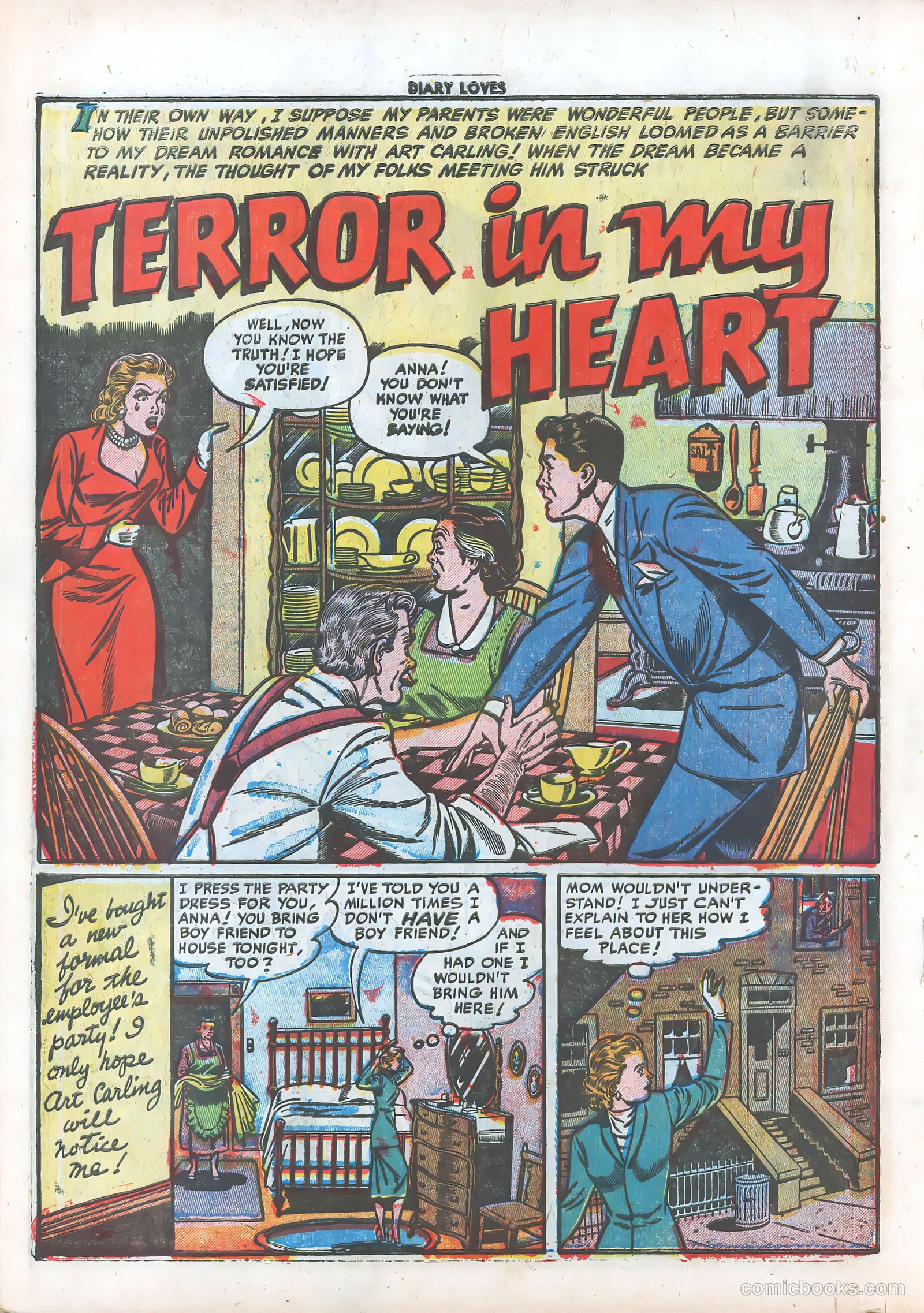 Diary Loves #20 (1952) — page 18 of 36