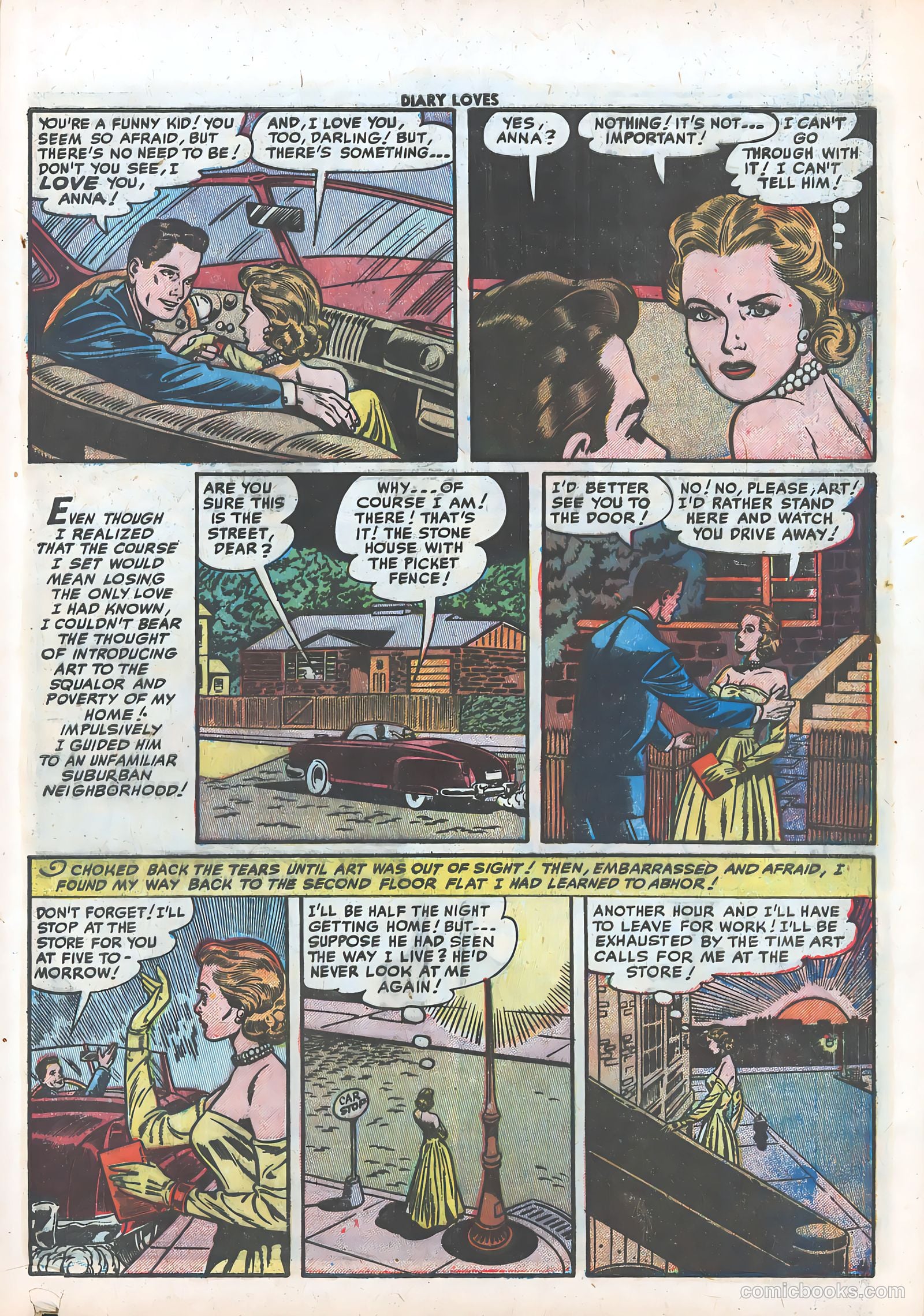 Diary Loves #20 (1952) — page 21 of 36