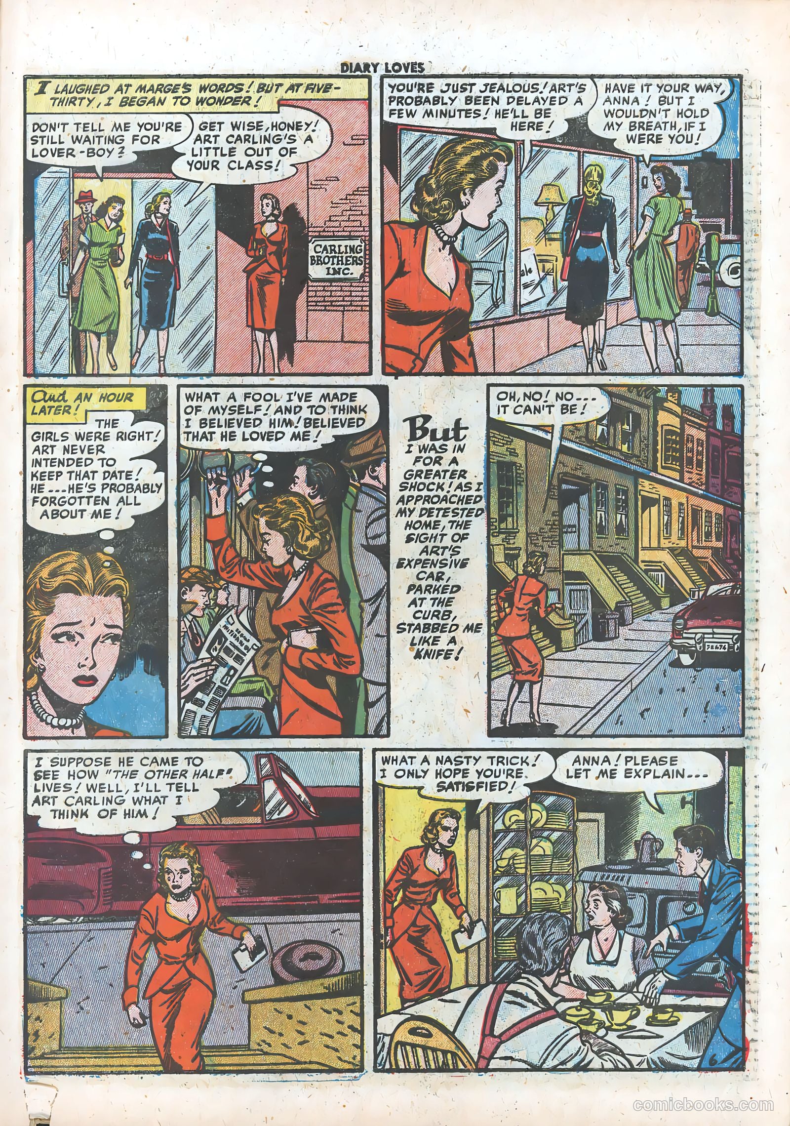 Diary Loves #20 (1952) — page 23 of 36