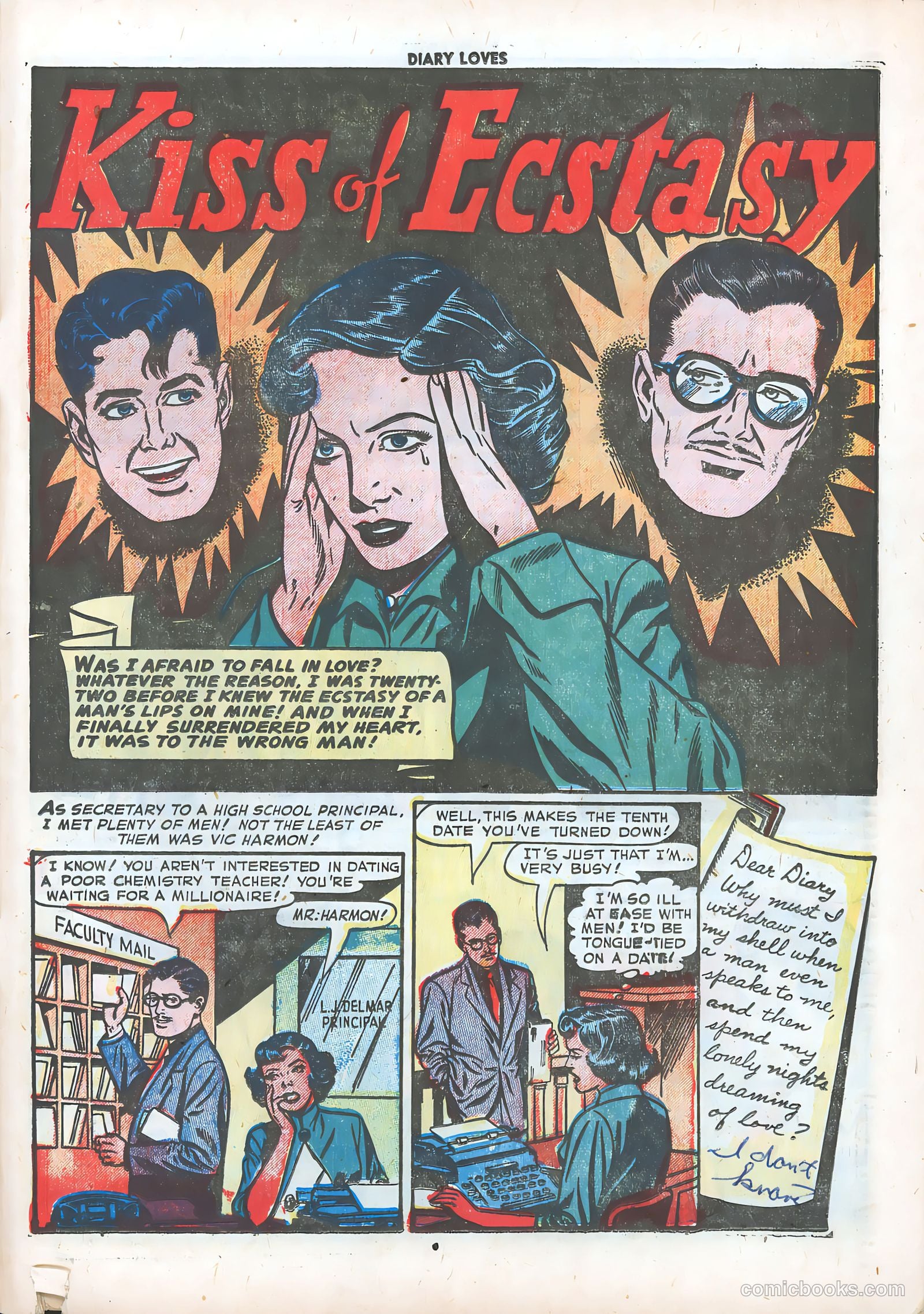 Diary Loves #20 (1952) — page 27 of 36