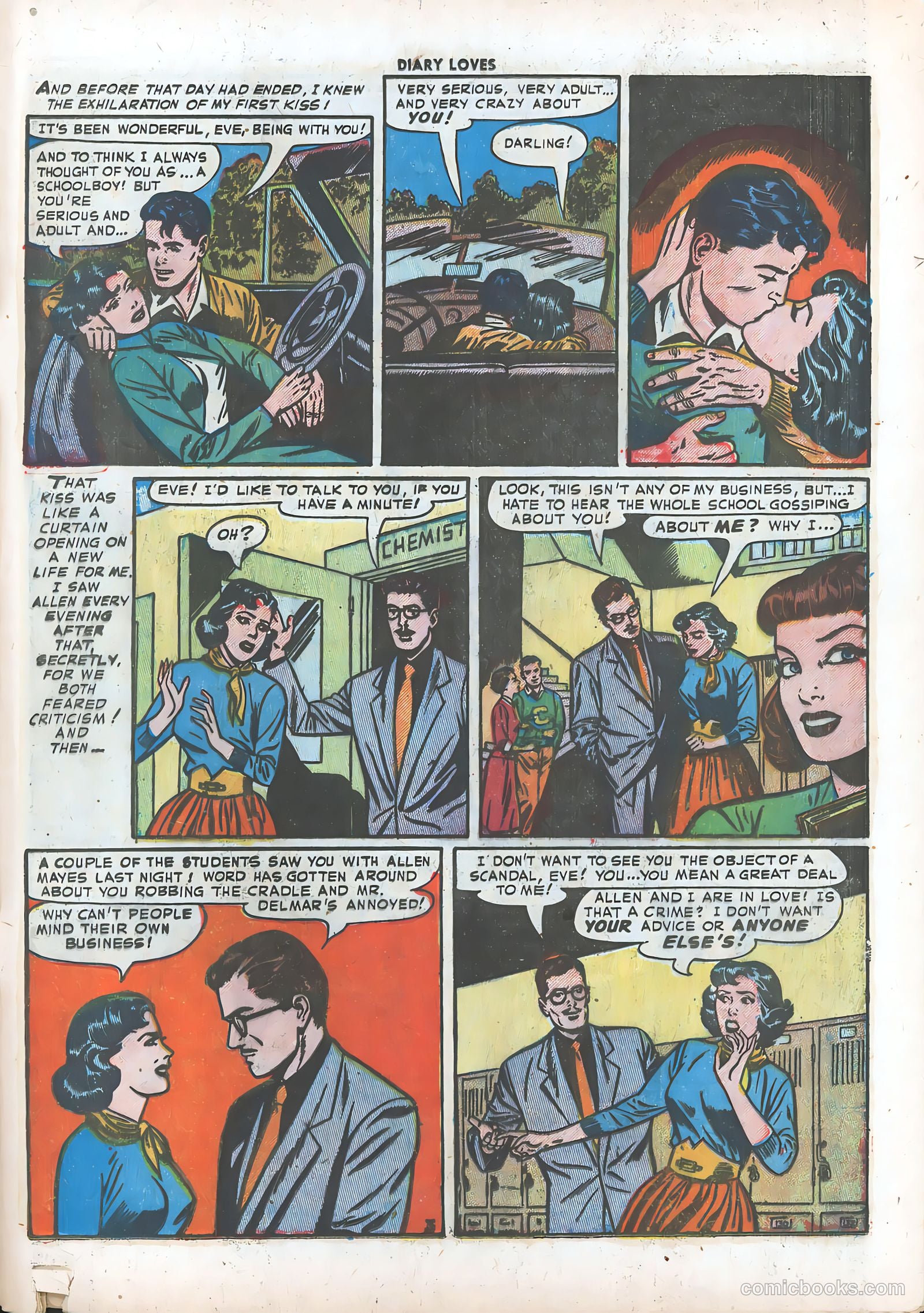 Diary Loves #20 (1952) — page 29 of 36