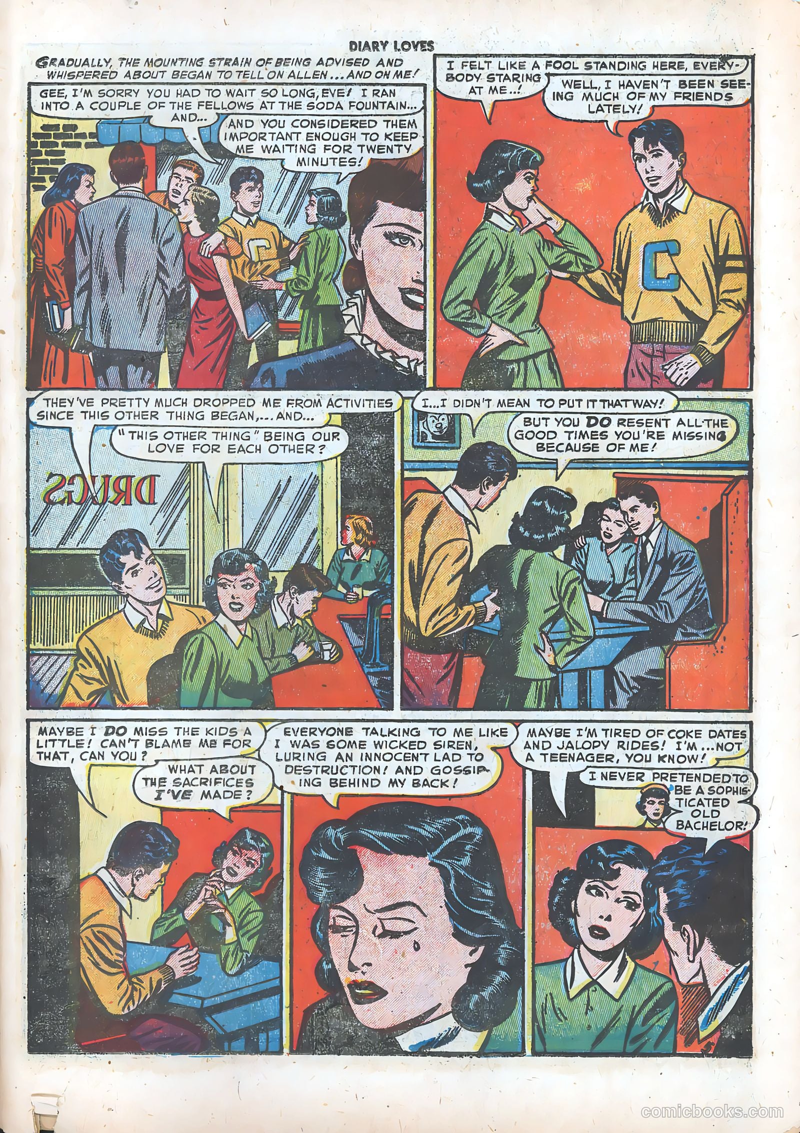 Diary Loves #20 (1952) — page 31 of 36