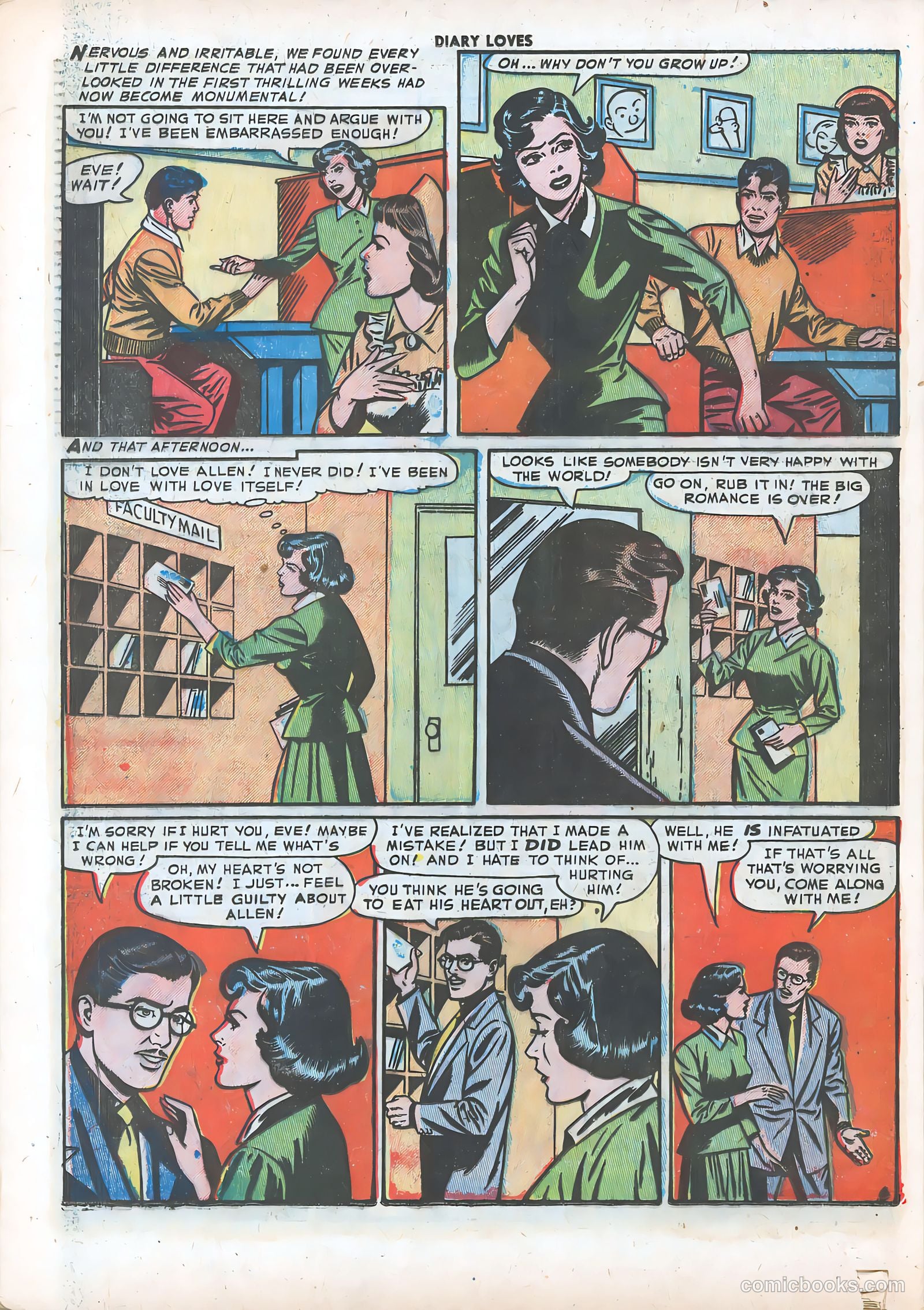 Diary Loves #20 (1952) — page 32 of 36