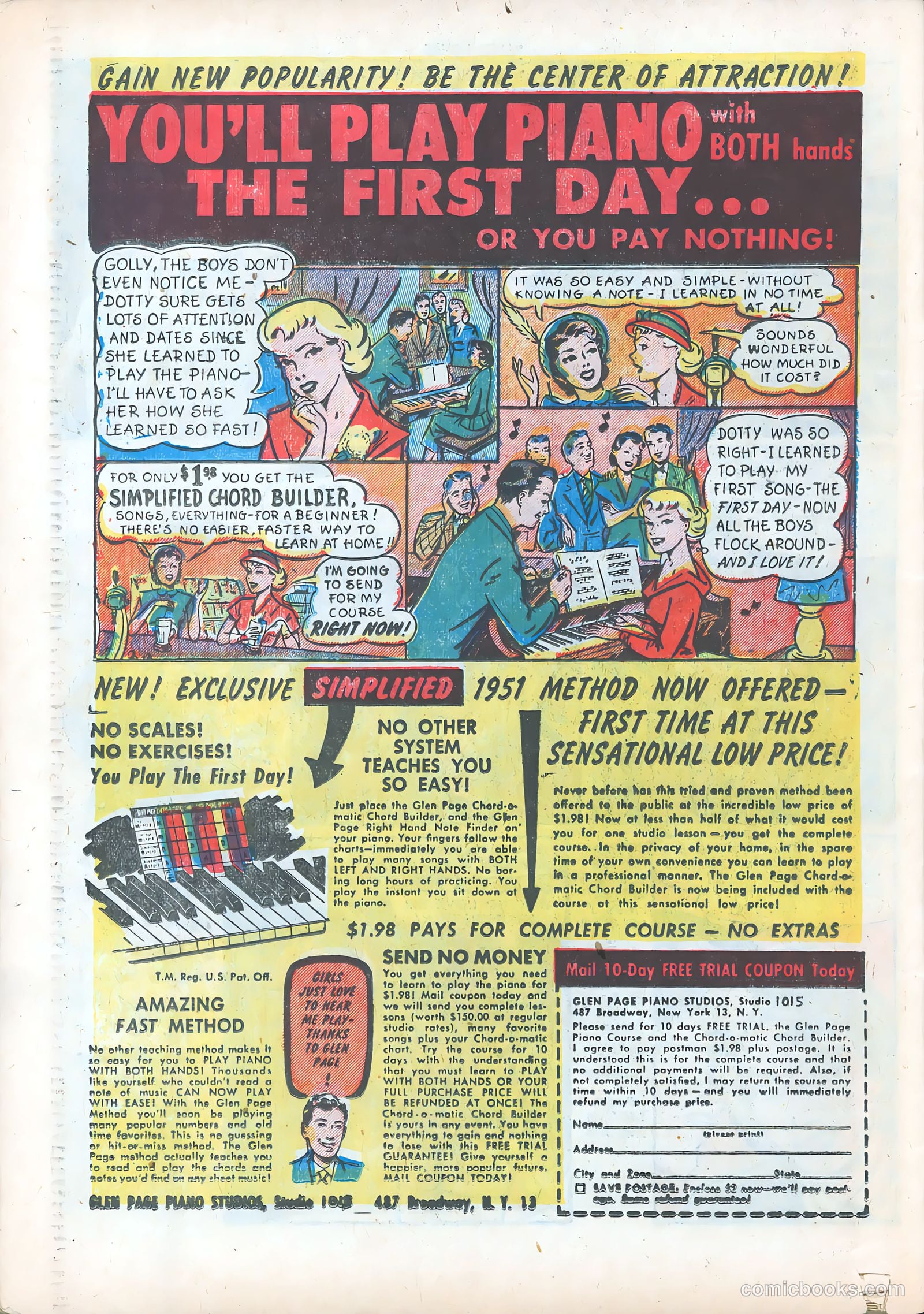 Diary Loves #20 (1952) — page 34 of 36
