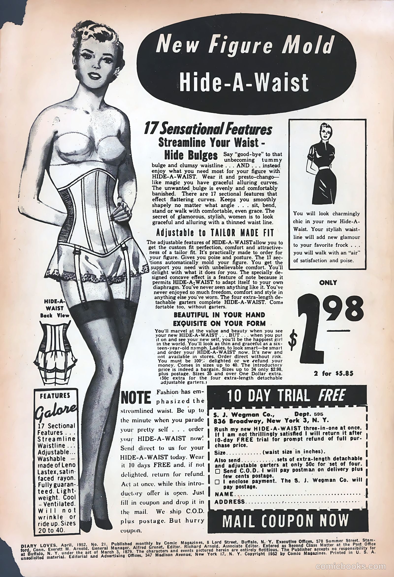 Diary Loves #21 (1952) — page 2 of 36