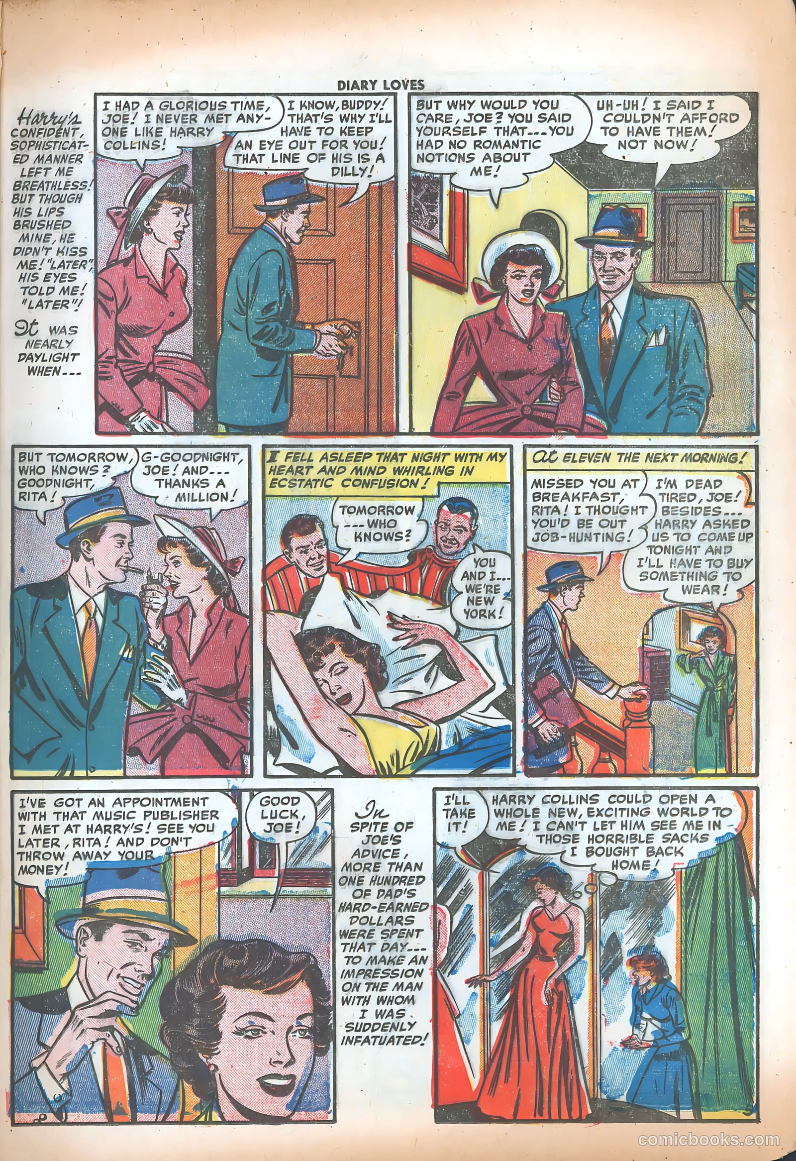 Diary Loves #21 (1952) — page 7 of 36