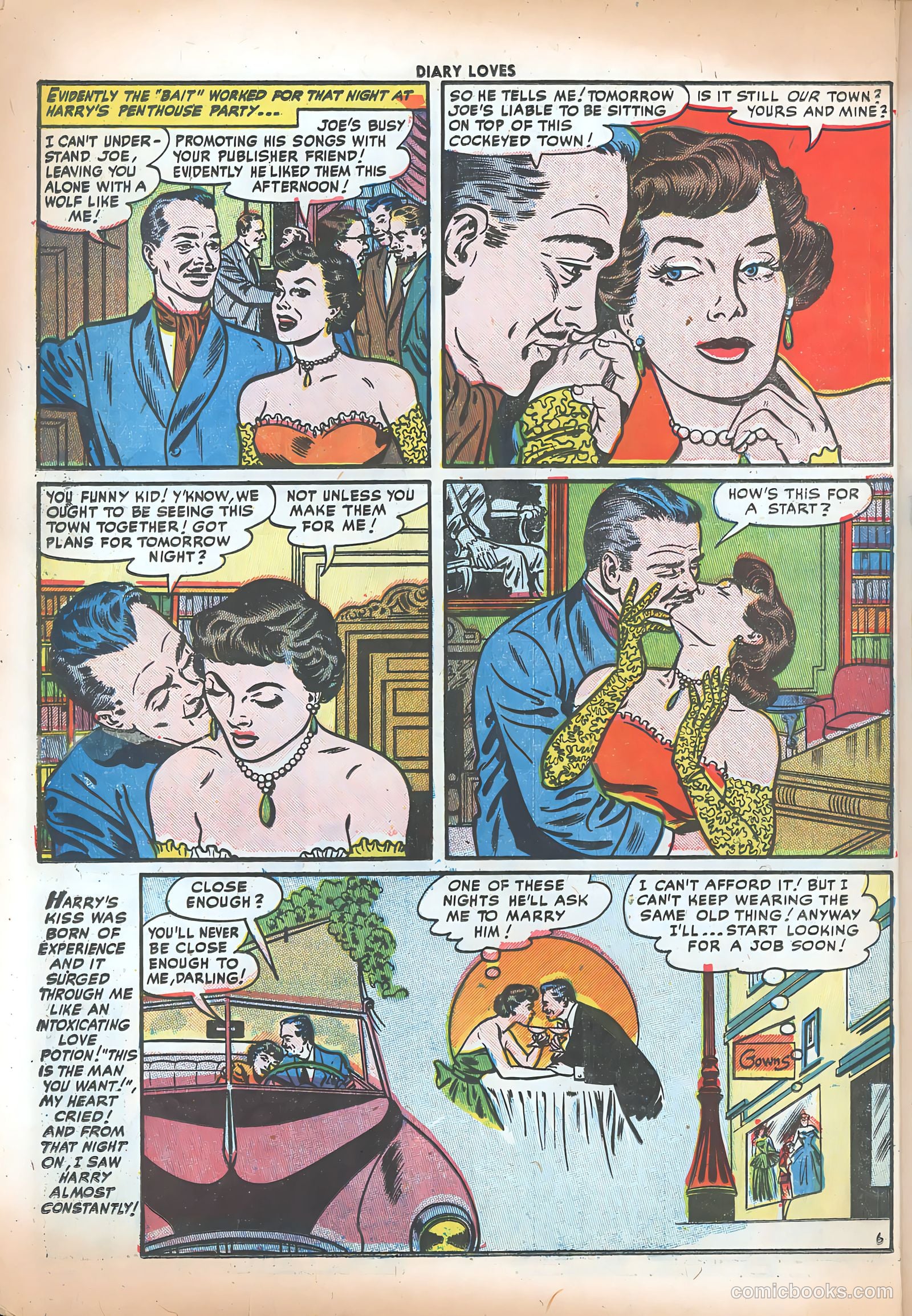 Diary Loves #21 (1952) — page 8 of 36