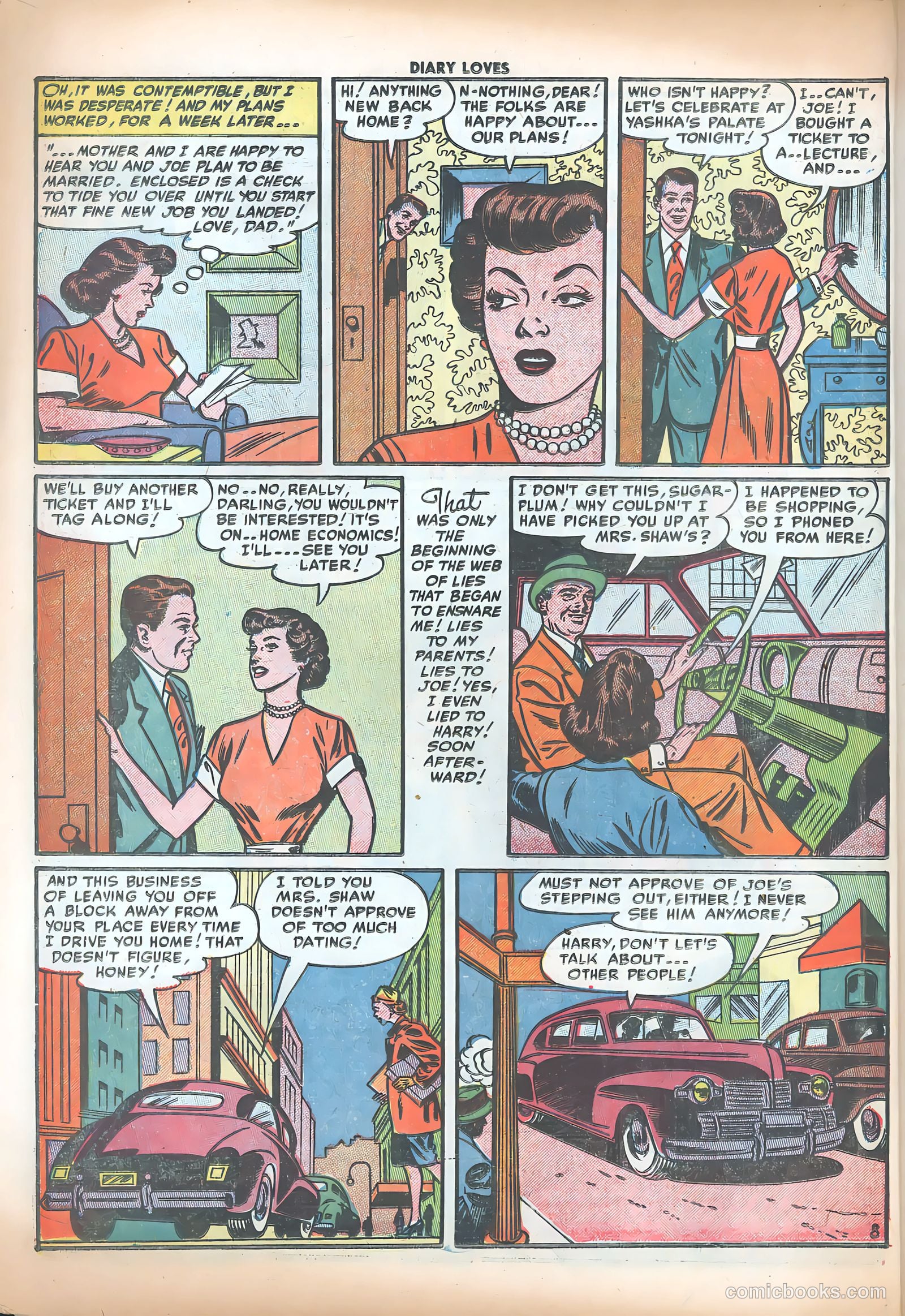 Diary Loves #21 (1952) — page 10 of 36