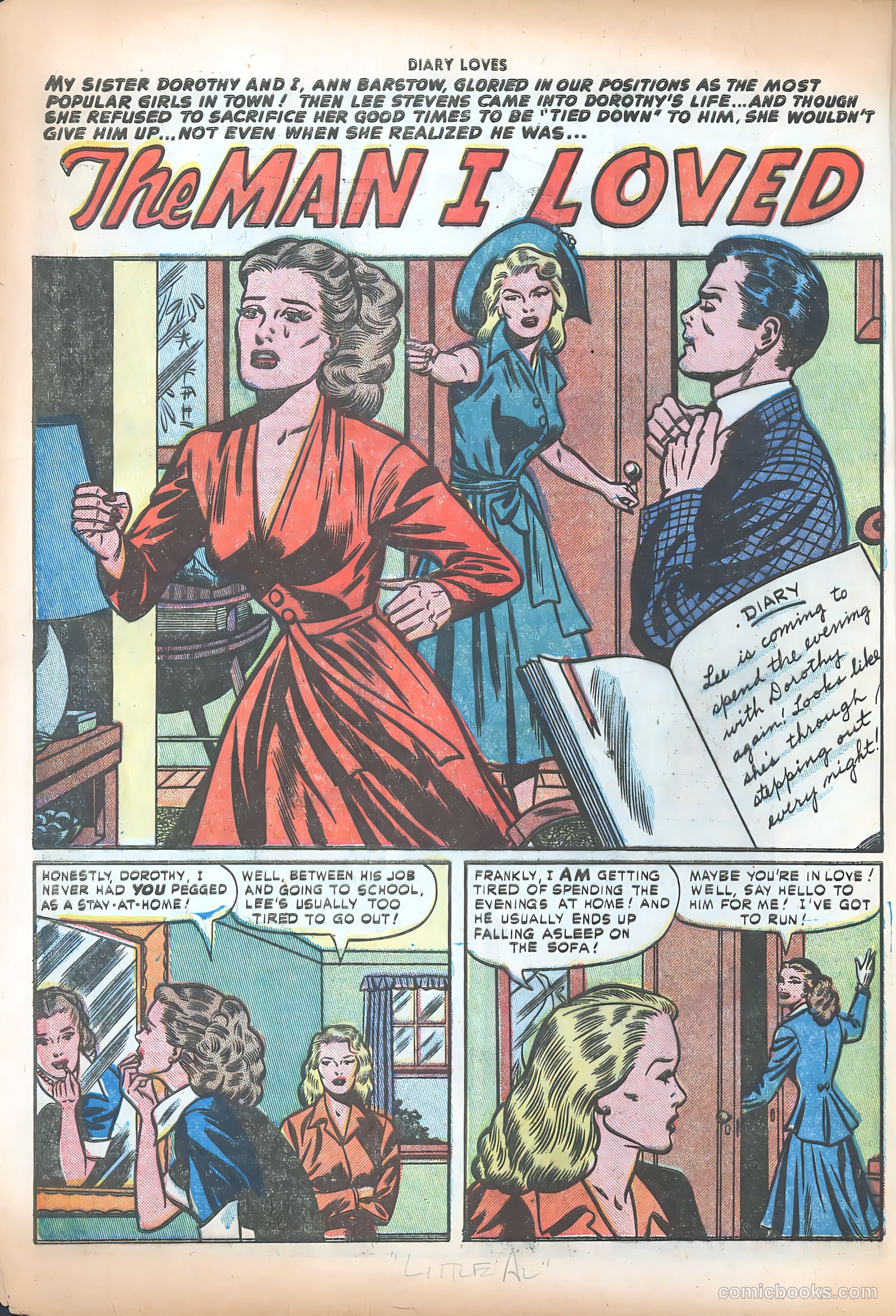 Diary Loves #21 (1952) — page 12 of 36