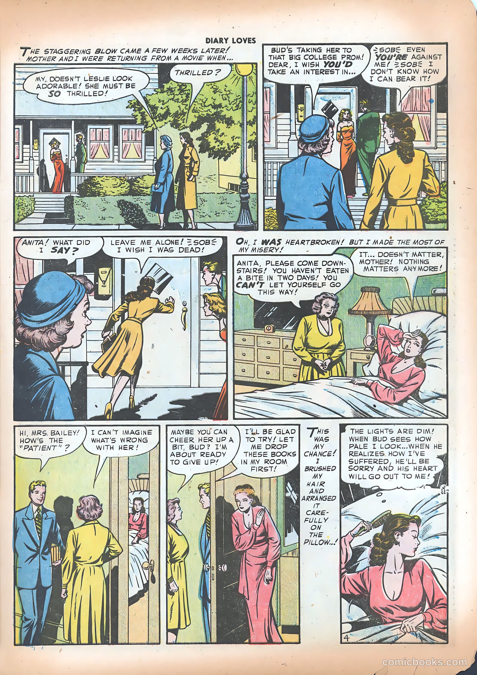 Diary Loves #21 (1952) — page 21 of 36
